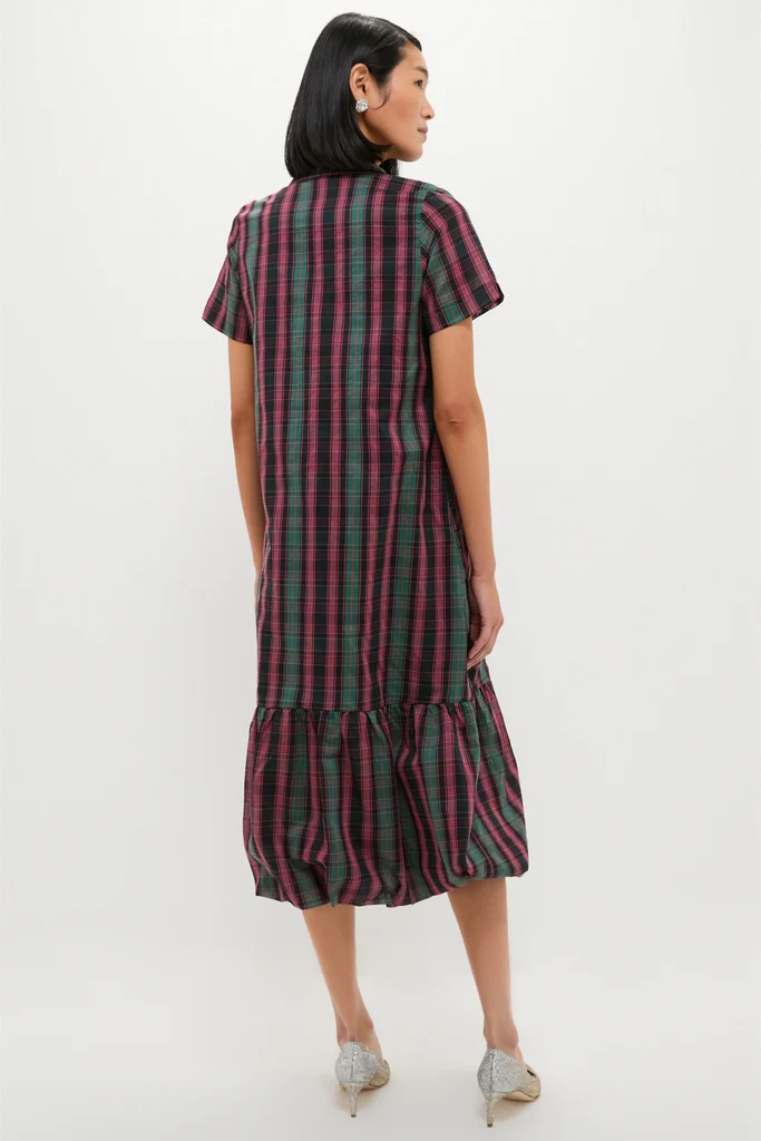 Tartan Martine Maxi Bubble Dress - Image 4