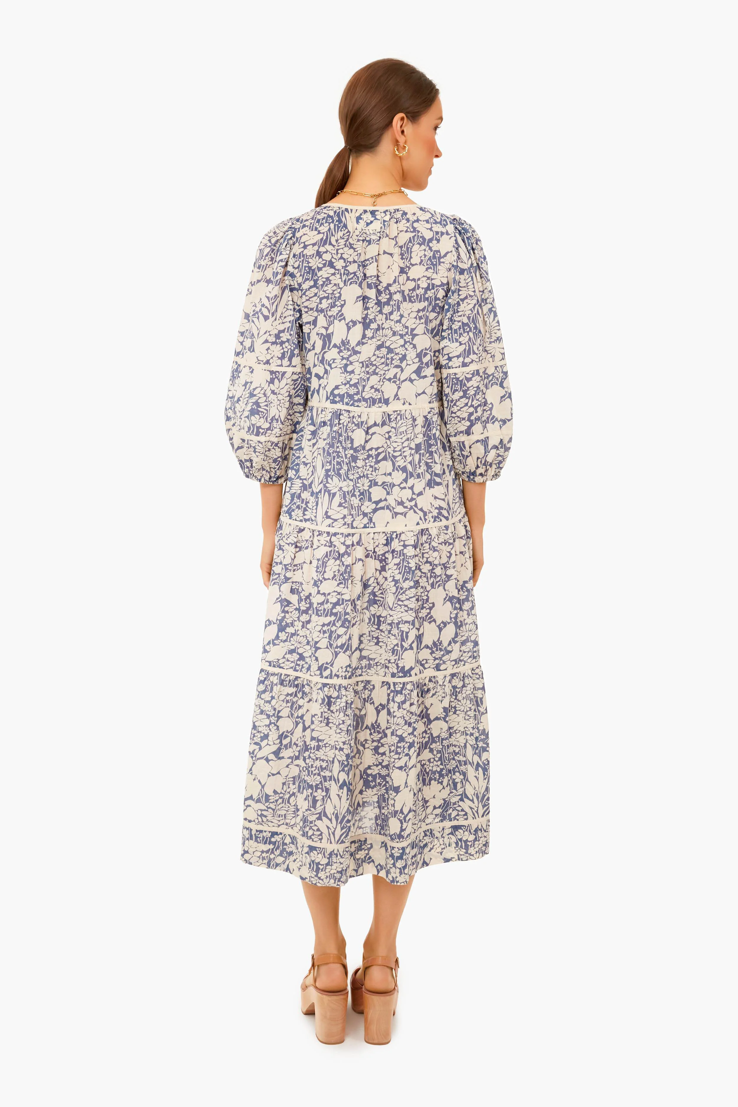 Tassel Tie Blouson Dress - Image 4