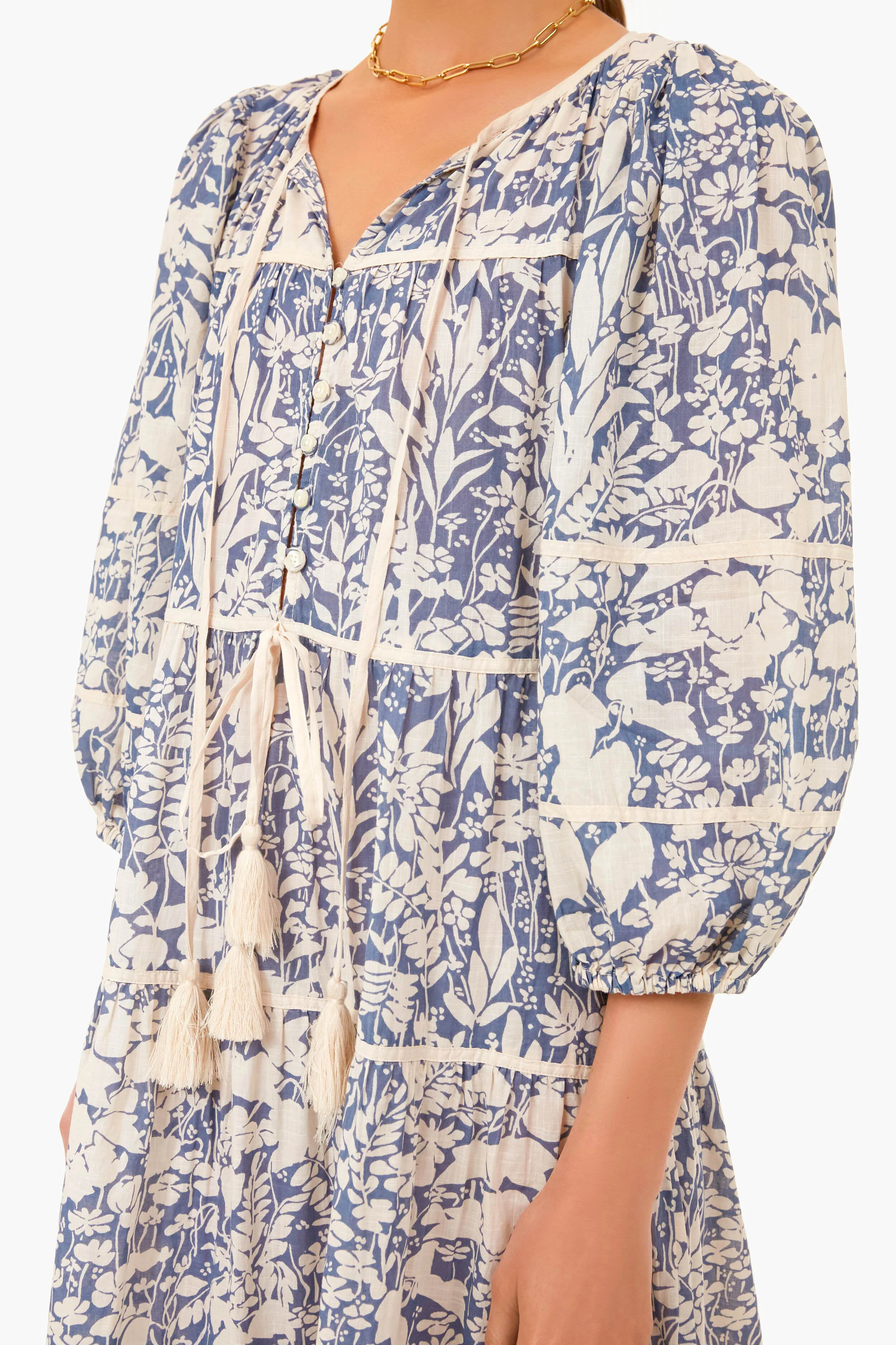 Tassel Tie Blouson Dress - Image 5