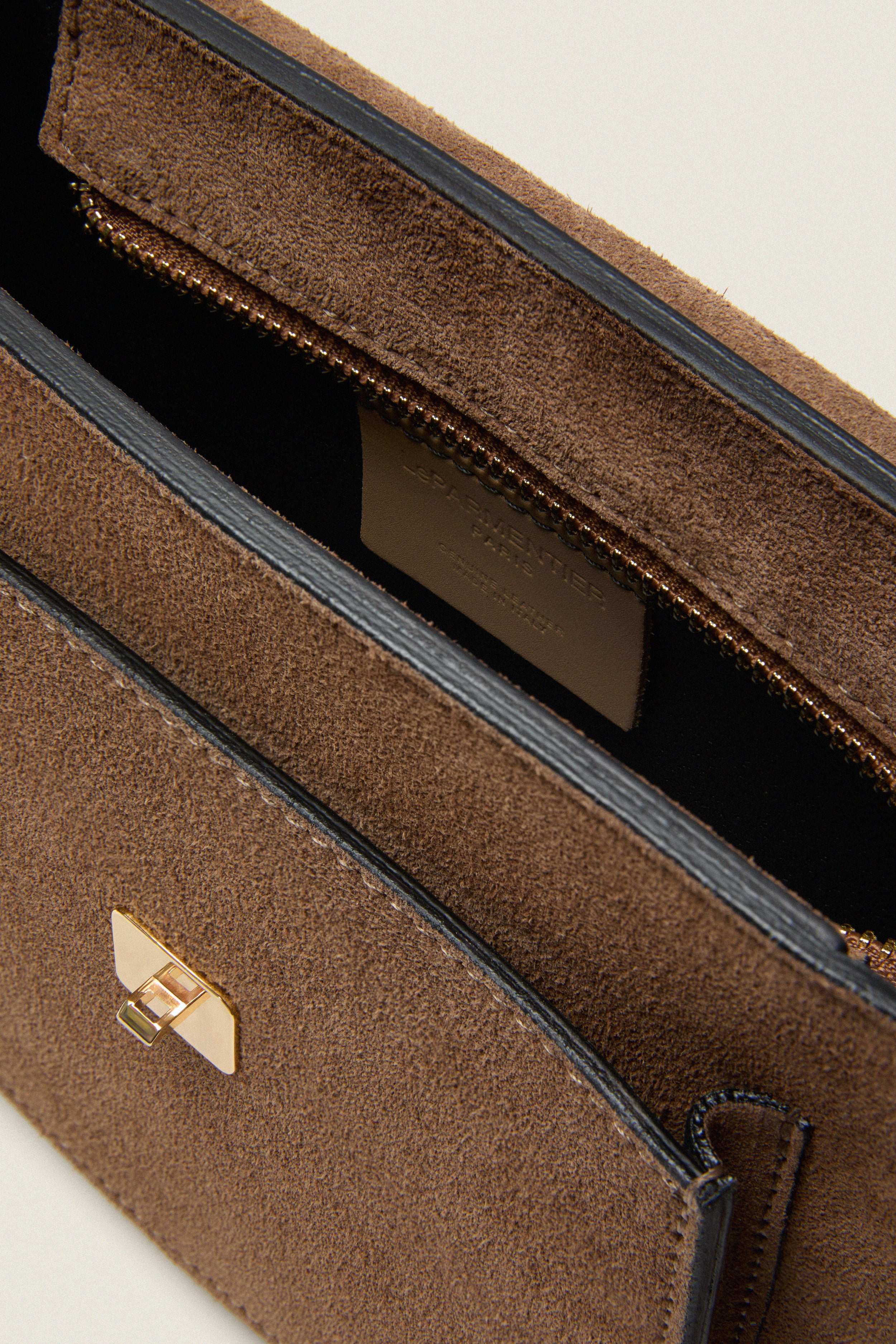 Taupe Agave Shoulder Bag - Image 5