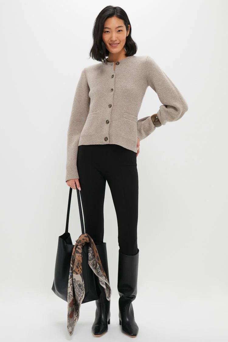 Taupe Cooper Cardigan - Image 2
