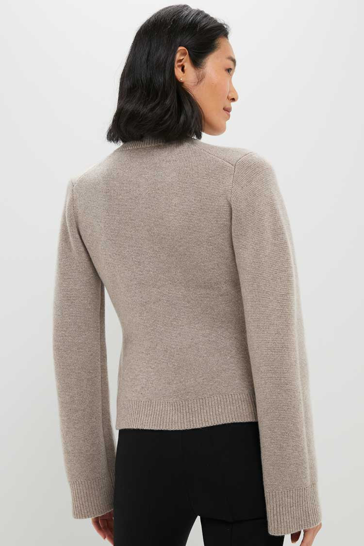 Taupe Cooper Cardigan - Image 4