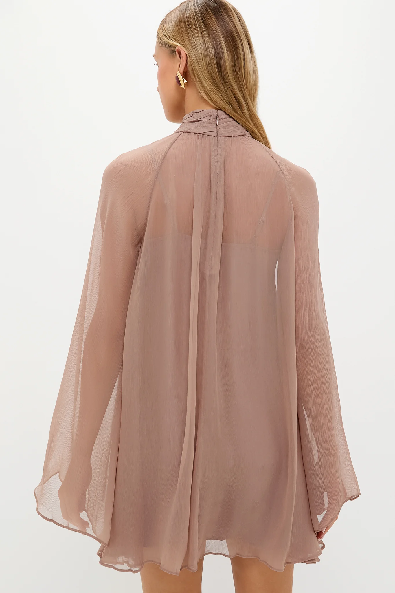 Taupe Esther Mini Dress - Image 4