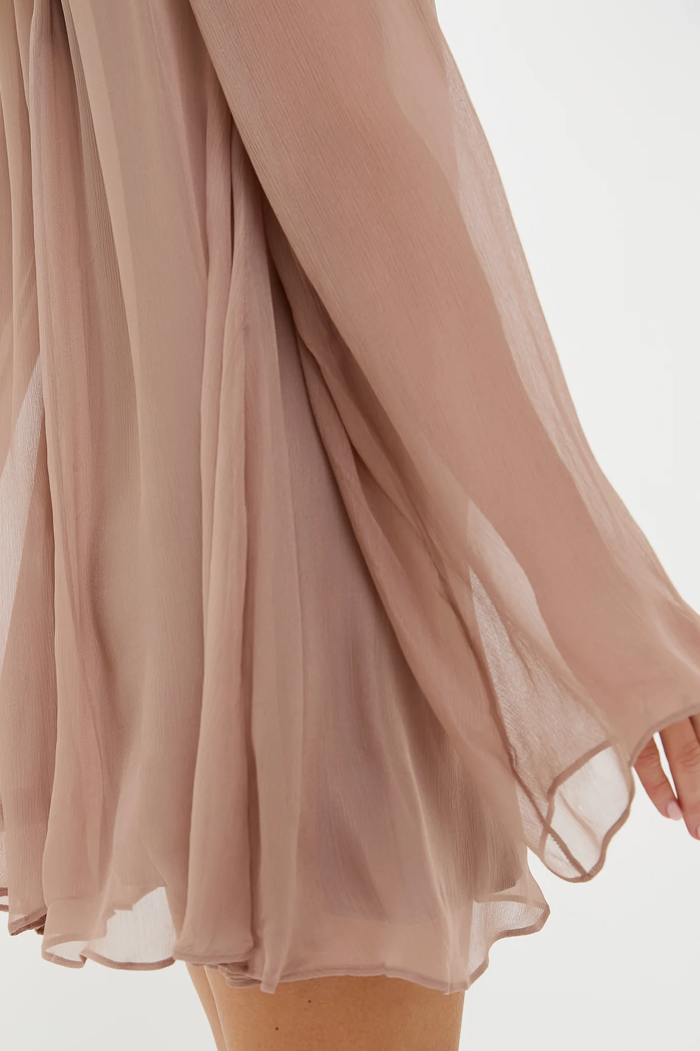 Taupe Esther Mini Dress - Image 5