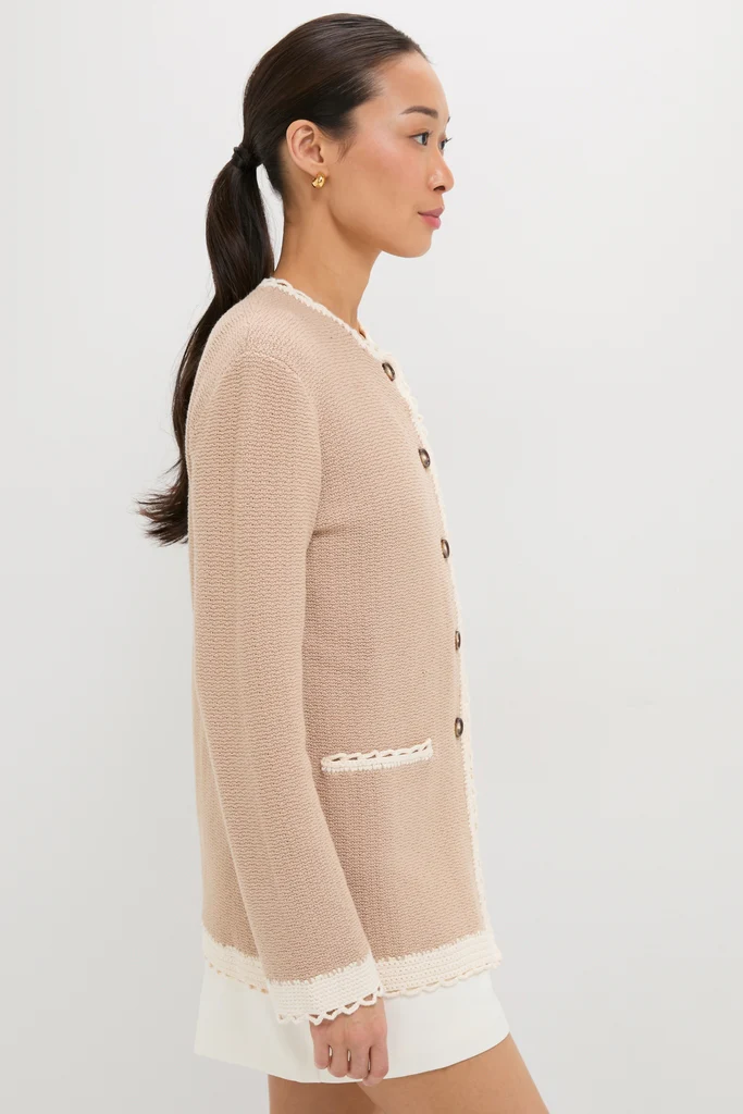 Taupe Willow Cardigan - Image 3