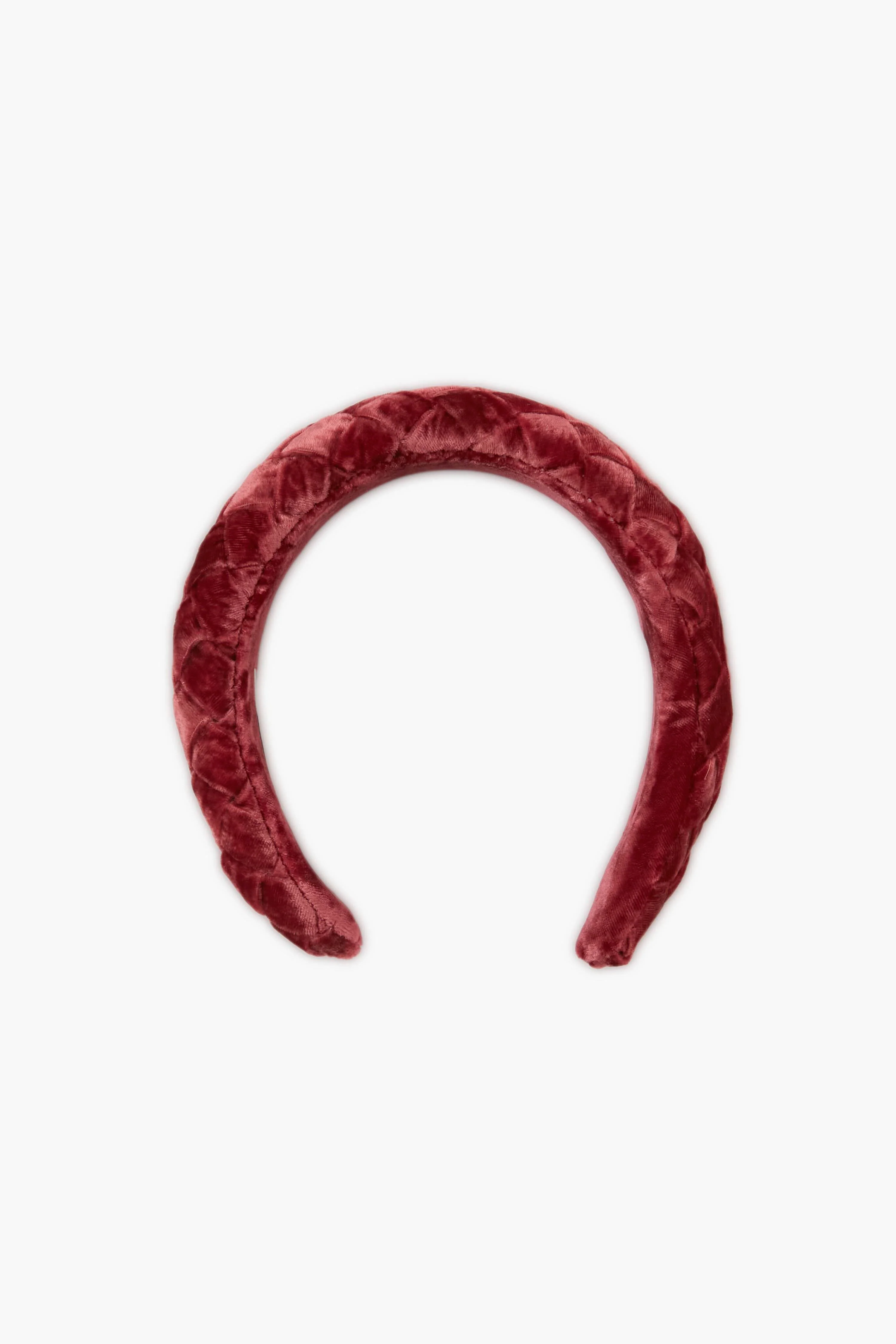Tea Rose Velvet Everly Headband - Image 4
