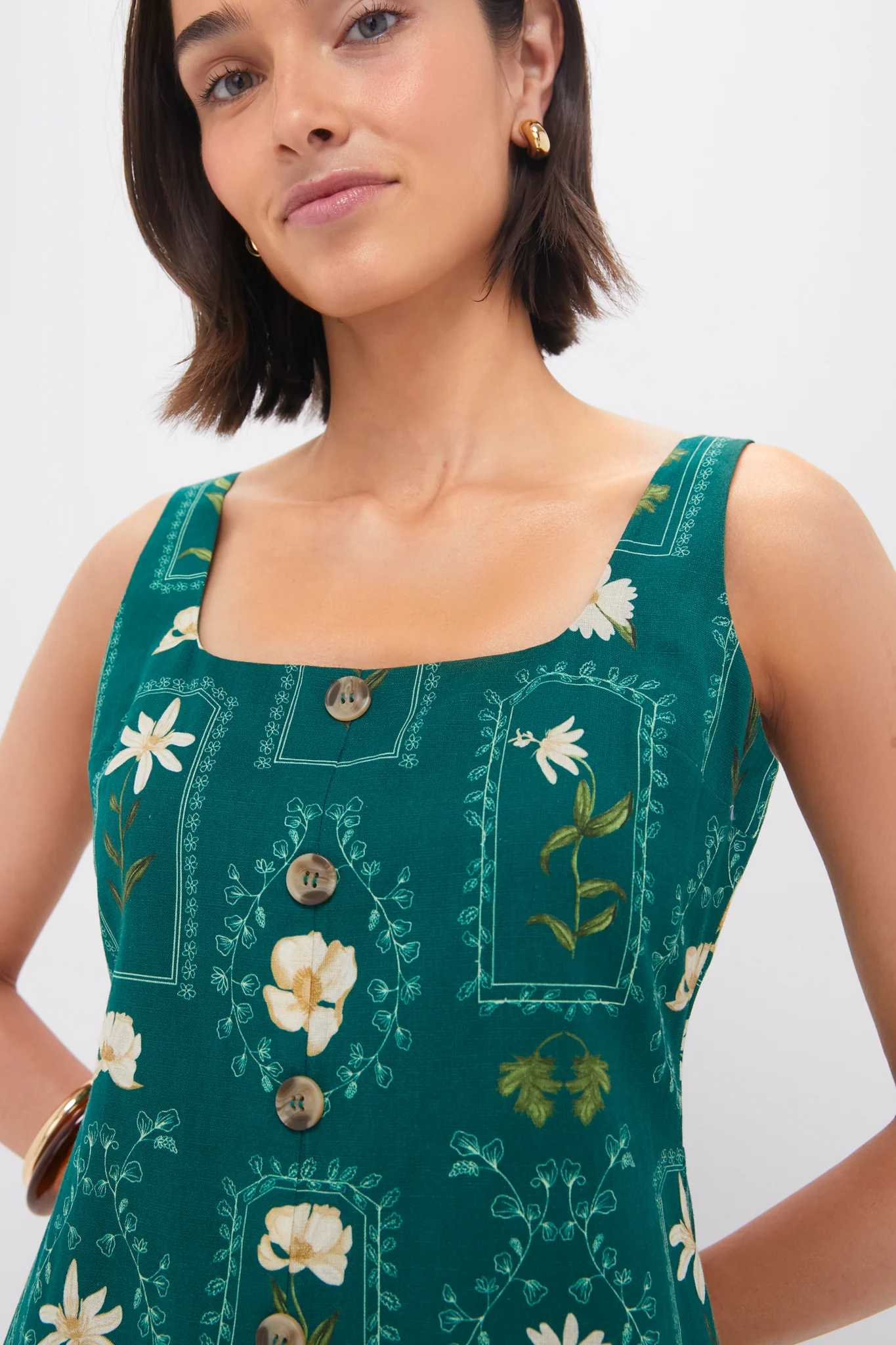 Teal Stem Merrit Mini Dress - Image 5