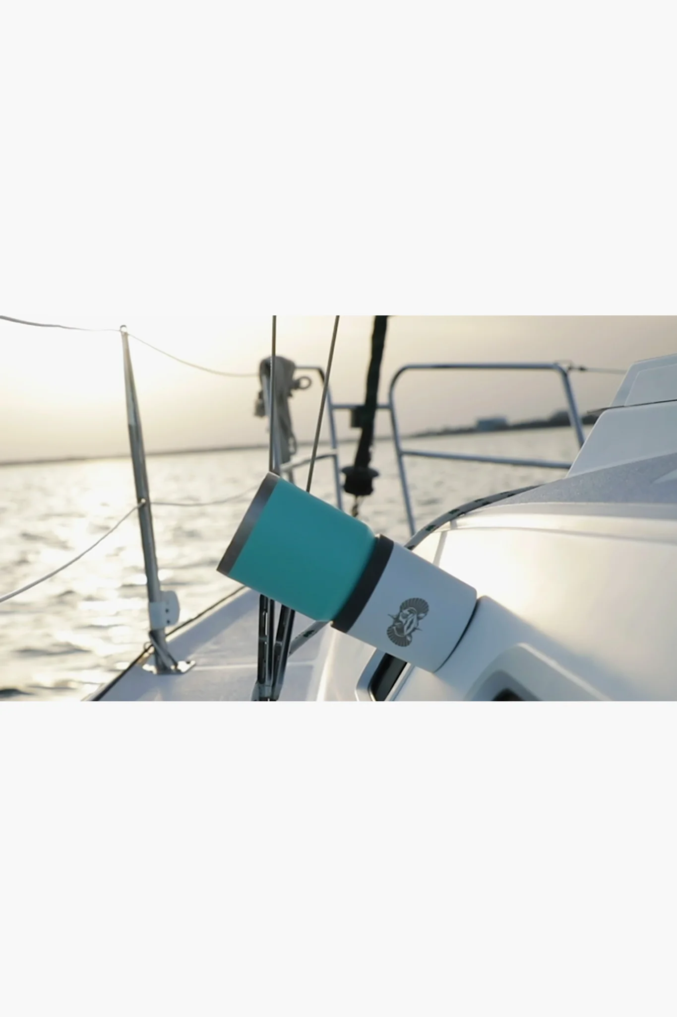 Teal Toadfish Anchor Non-tipping Cup Holder - Image 2
