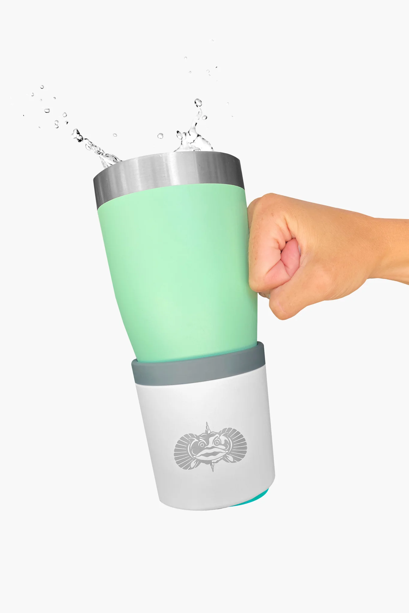 Teal Toadfish Anchor Non-tipping Cup Holder - Image 4
