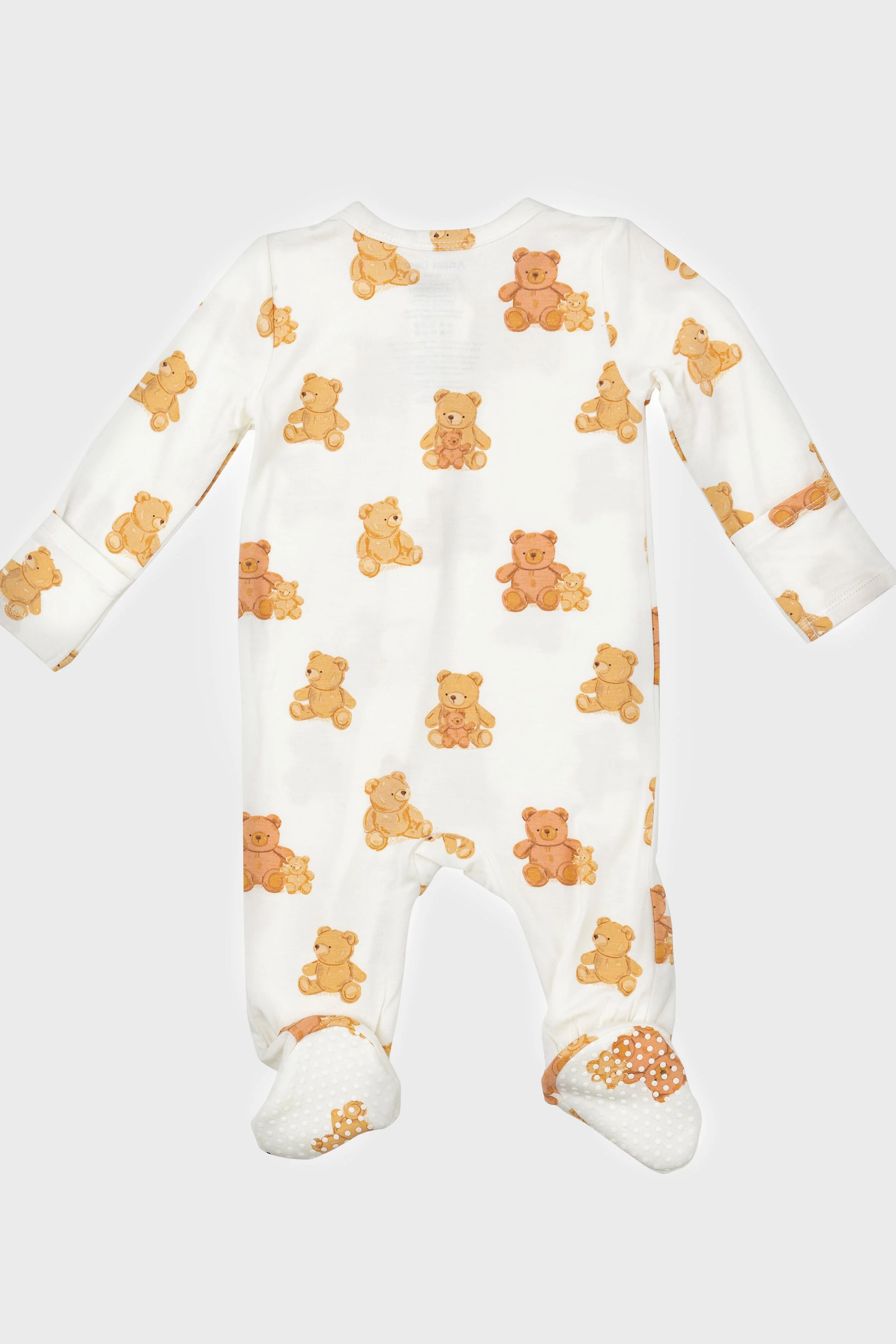 Teddy Bear Zipper Footie - Image 2