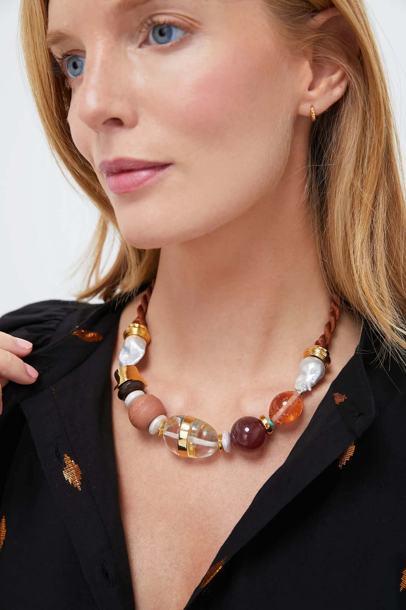 Terra Glass Beach Necklace - Image 3