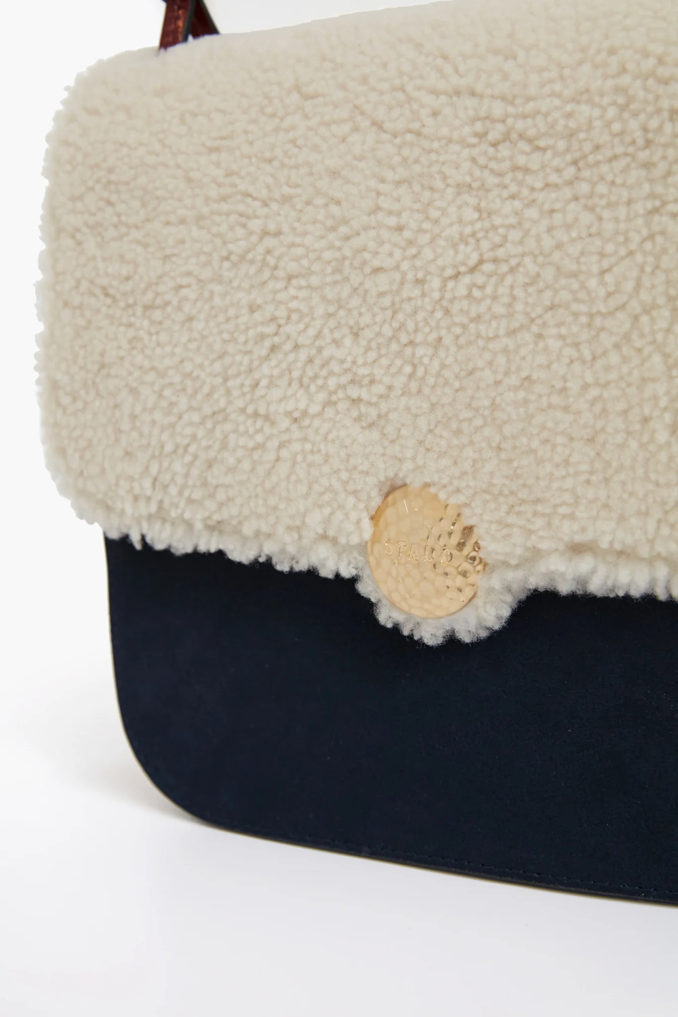 Tess Shearling Crossbody Bag - Image 5