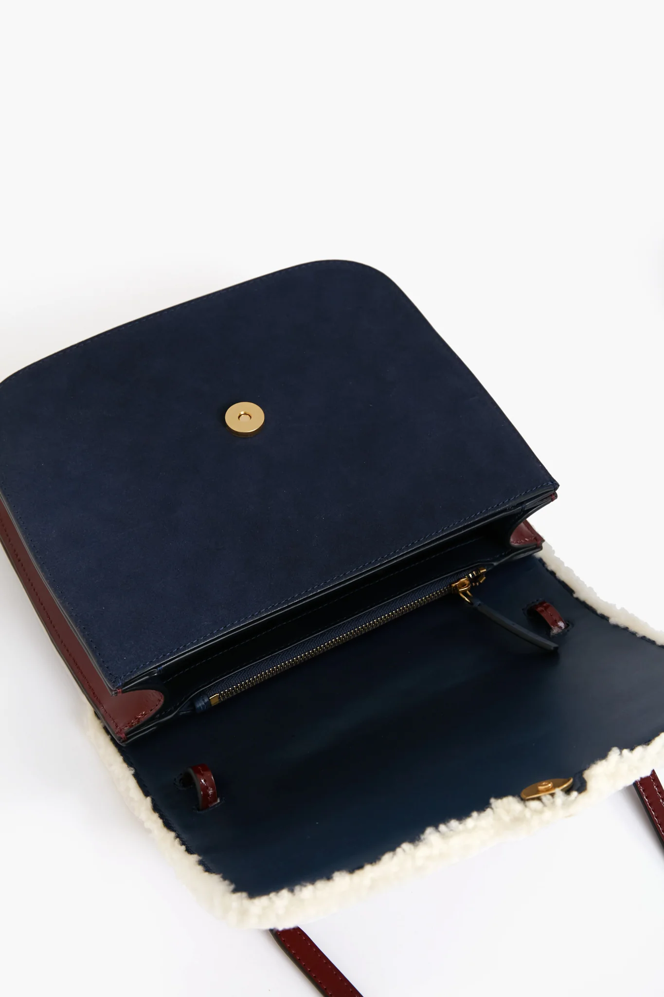Tess Shearling Crossbody Bag - Image 6