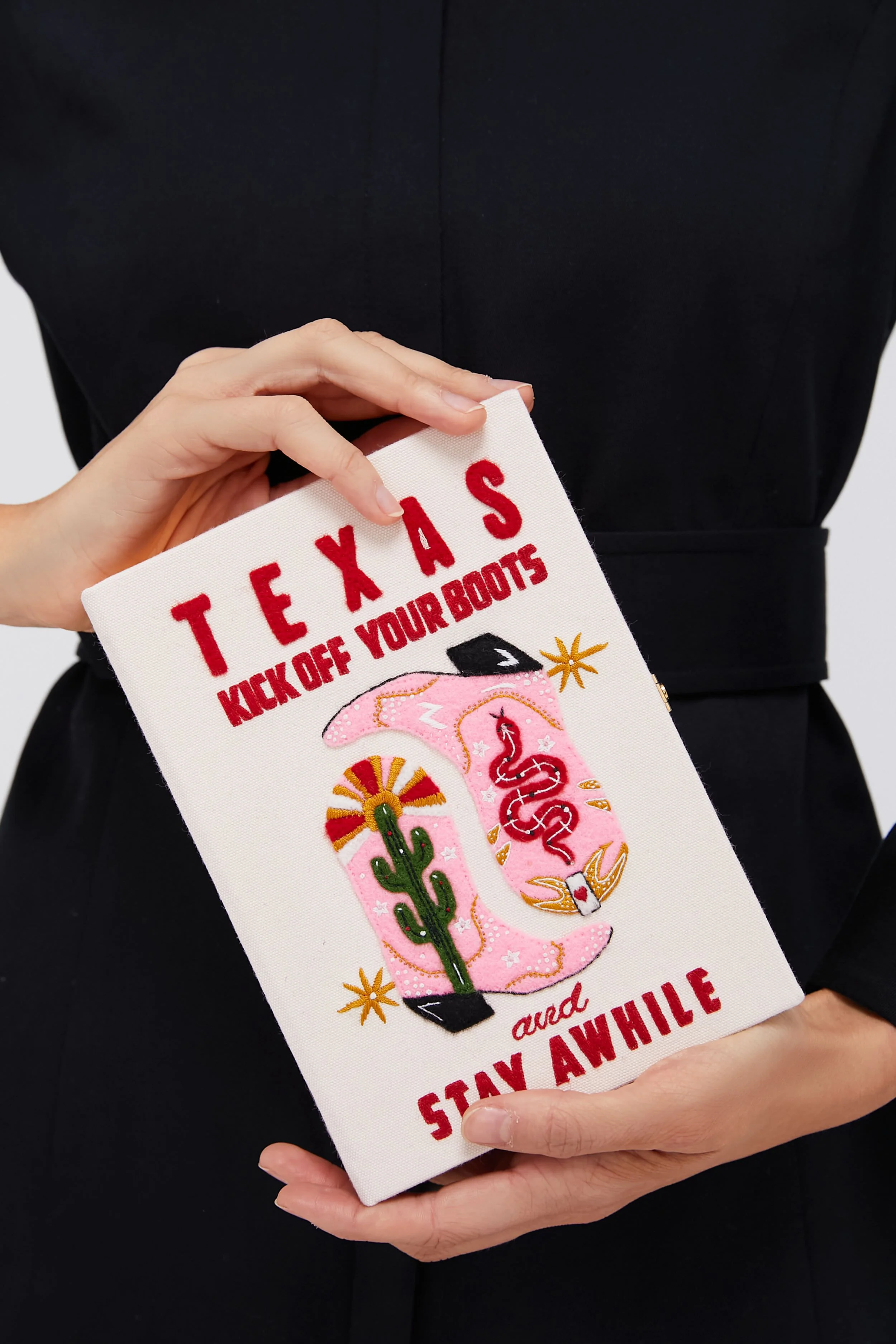 Texas Boots Book Clutch - Image 2