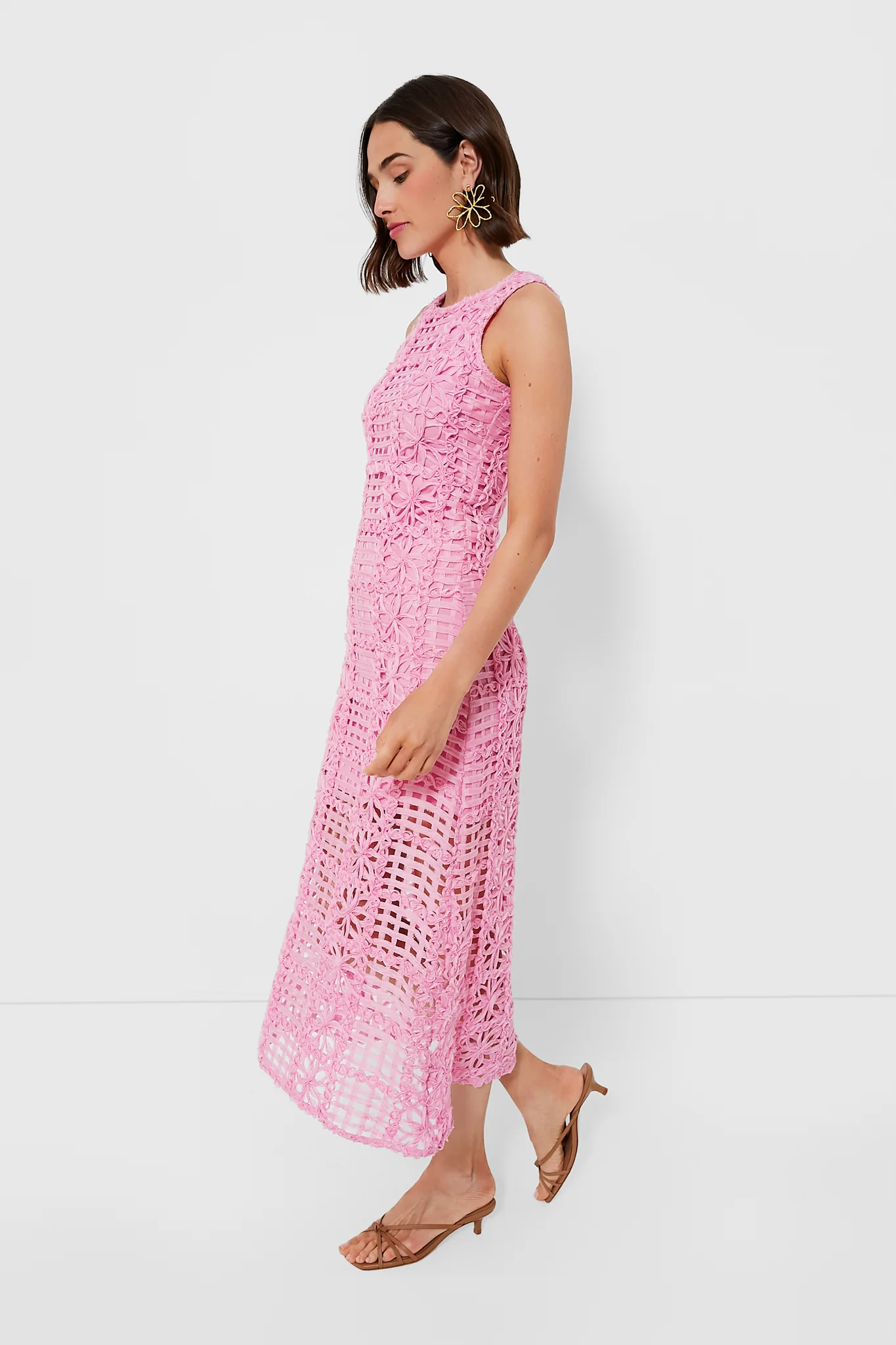 Textured Sleeveless Maxi Dress - Image 2