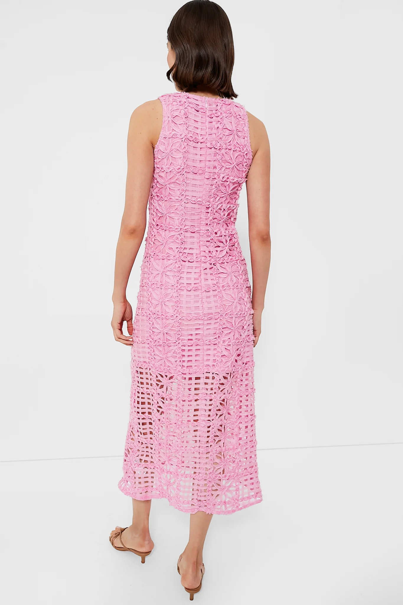 Textured Sleeveless Maxi Dress - Image 3