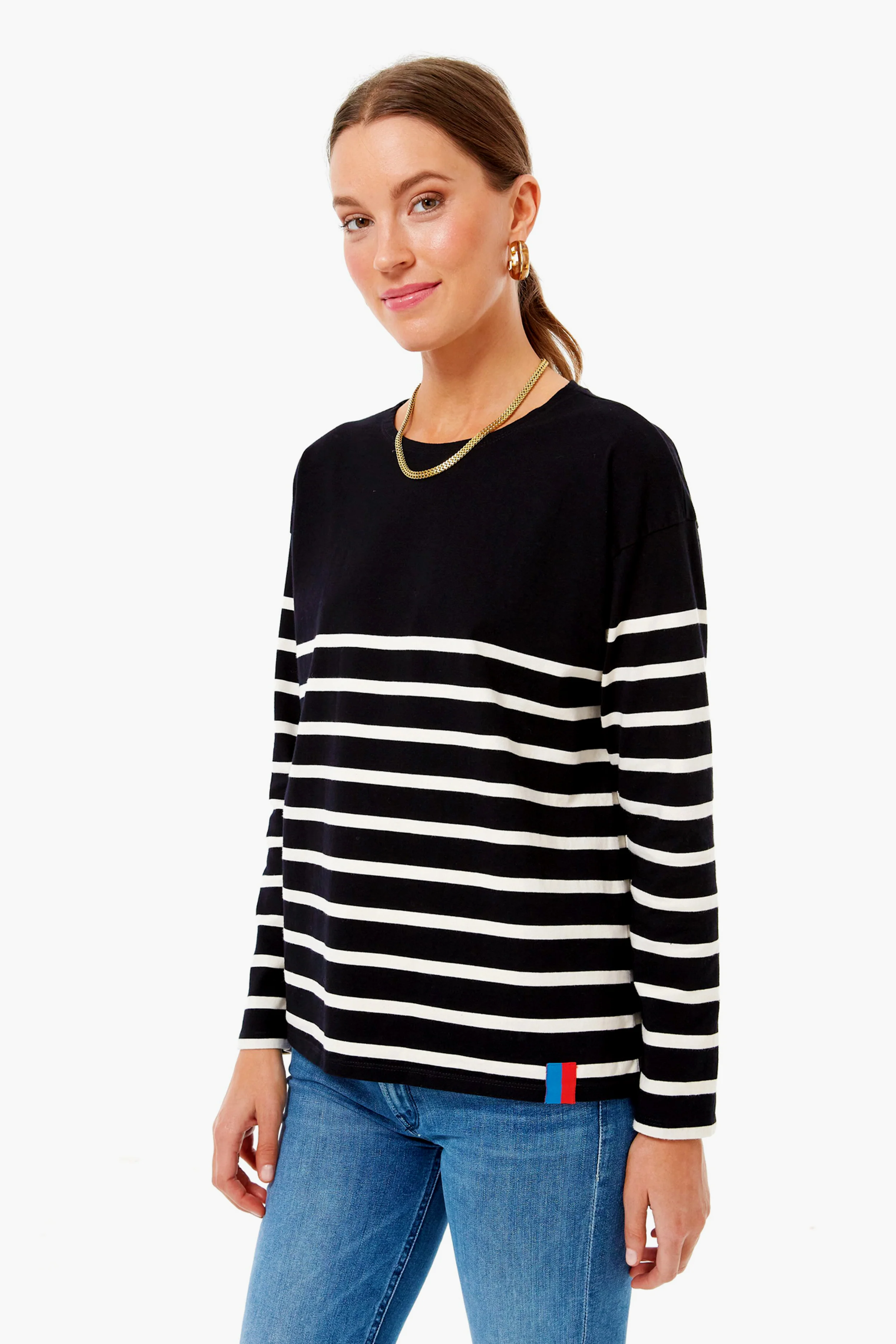The Black and Cream Boyfriend Tee