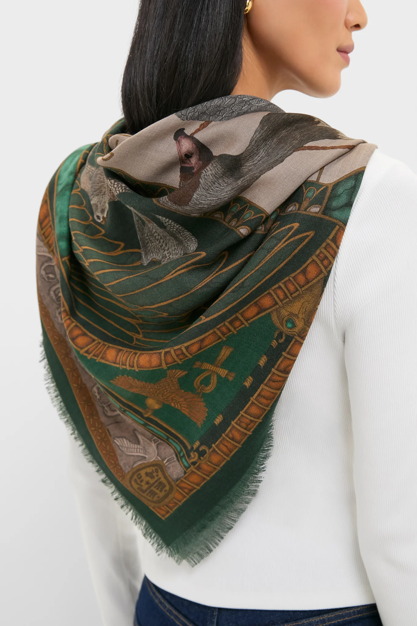The Papyrus and Parchment Harolds of Horus Large 135 cm Scarf - Image 2