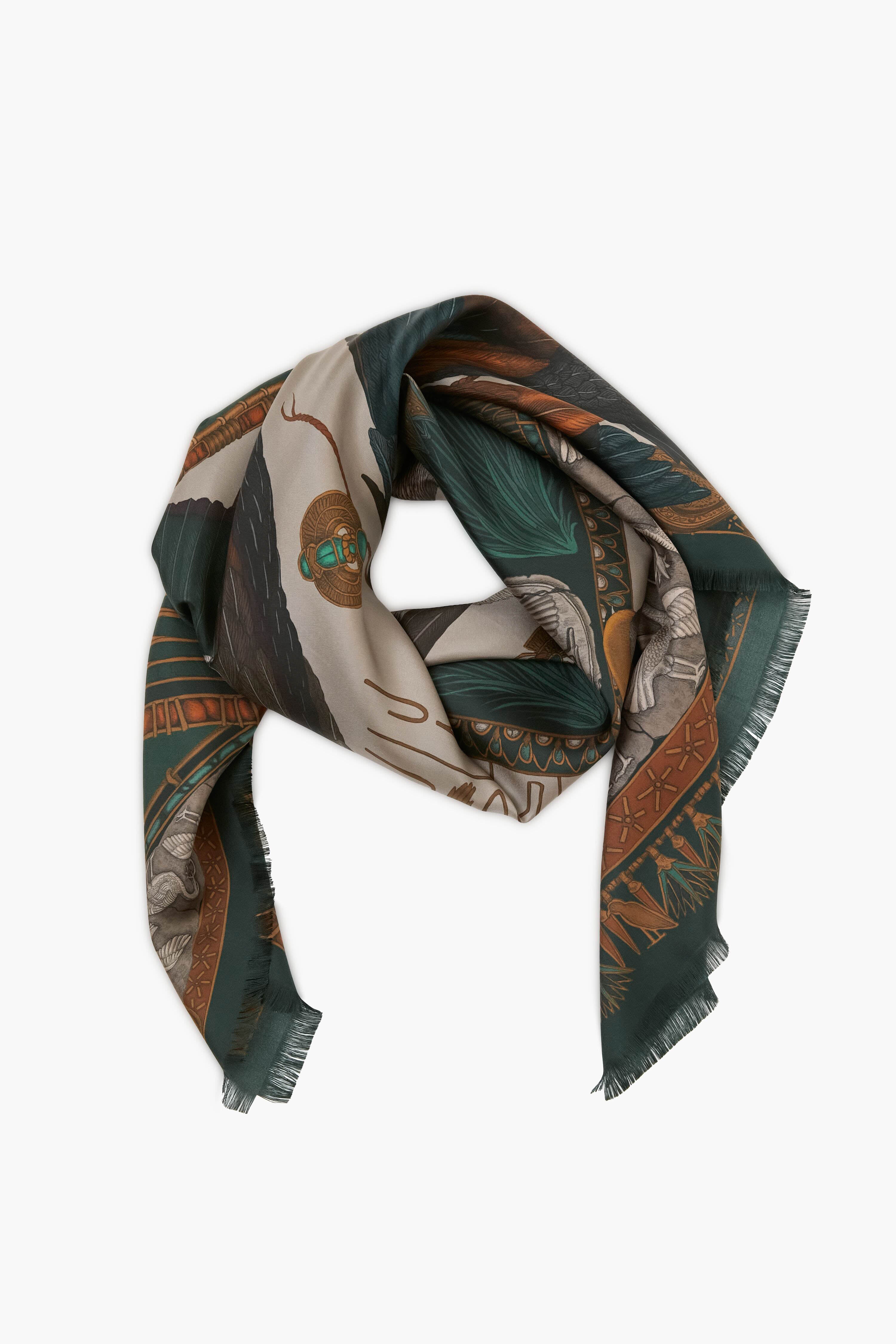 The Papyrus and Parchment Harolds of Horus Large 135 cm Scarf - Image 3