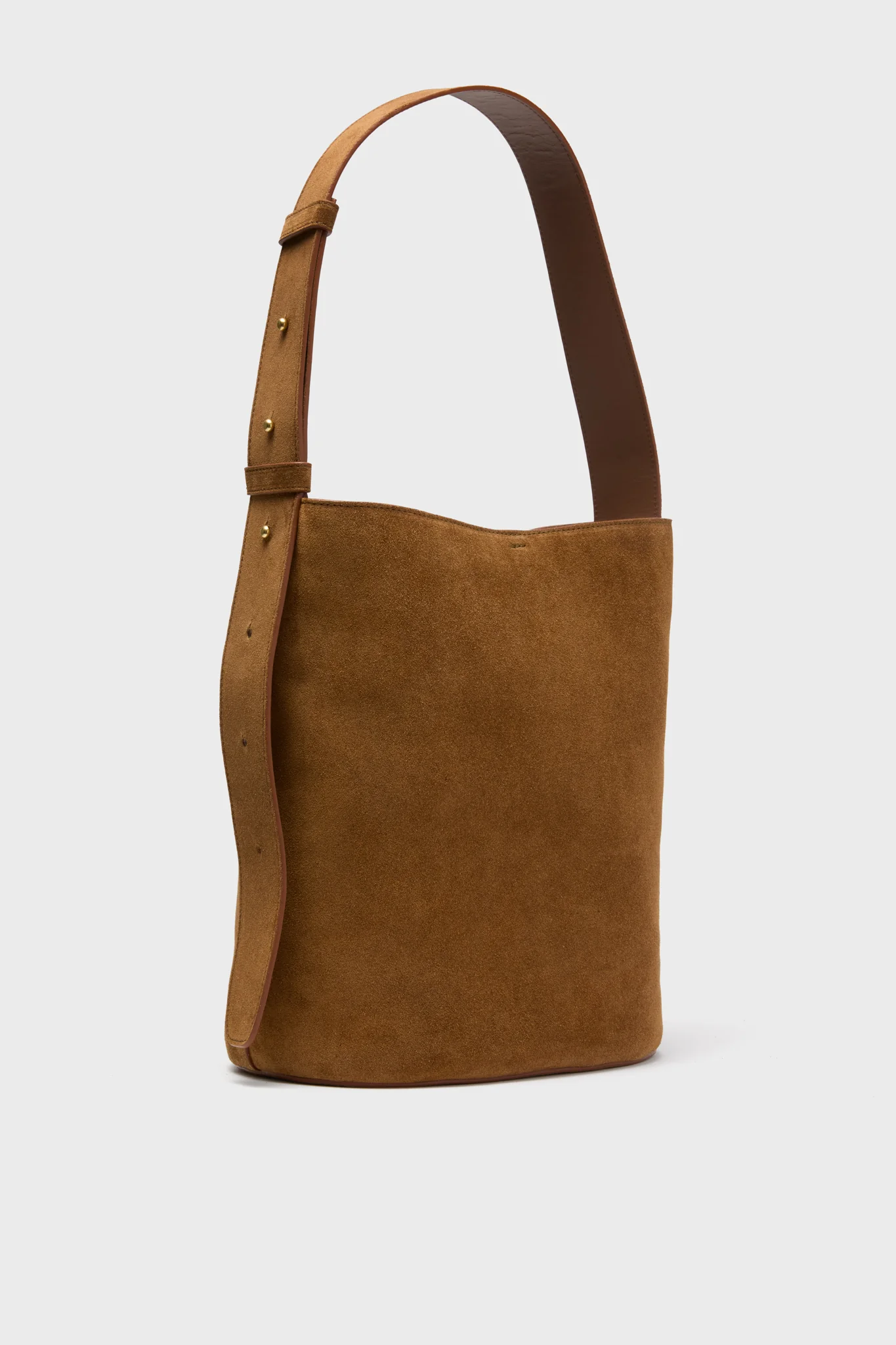 The Maple Brown Suede Norma Tote - Image 5