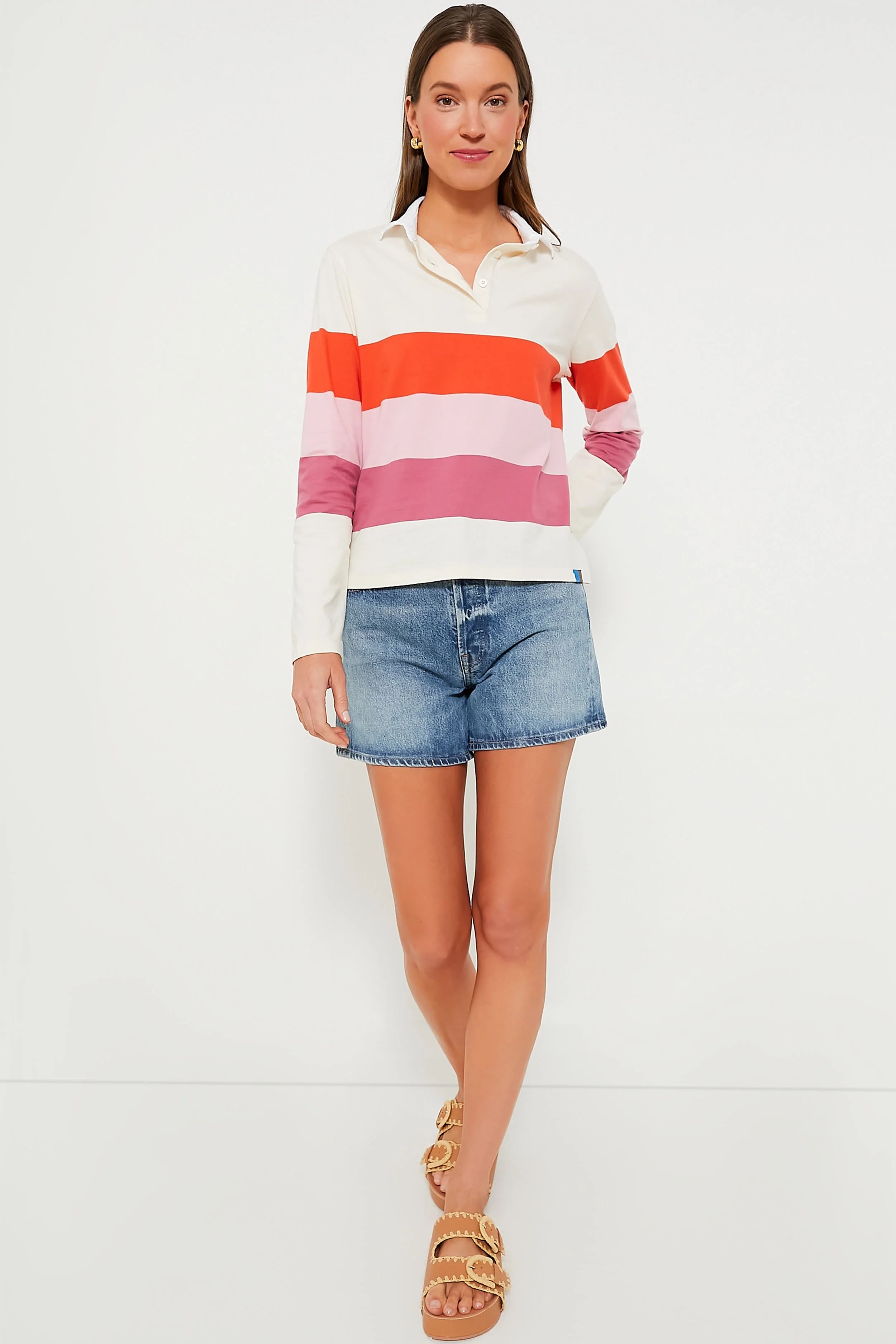 The Poppy Blush Raspberry Colorblock Rugby - Image 6