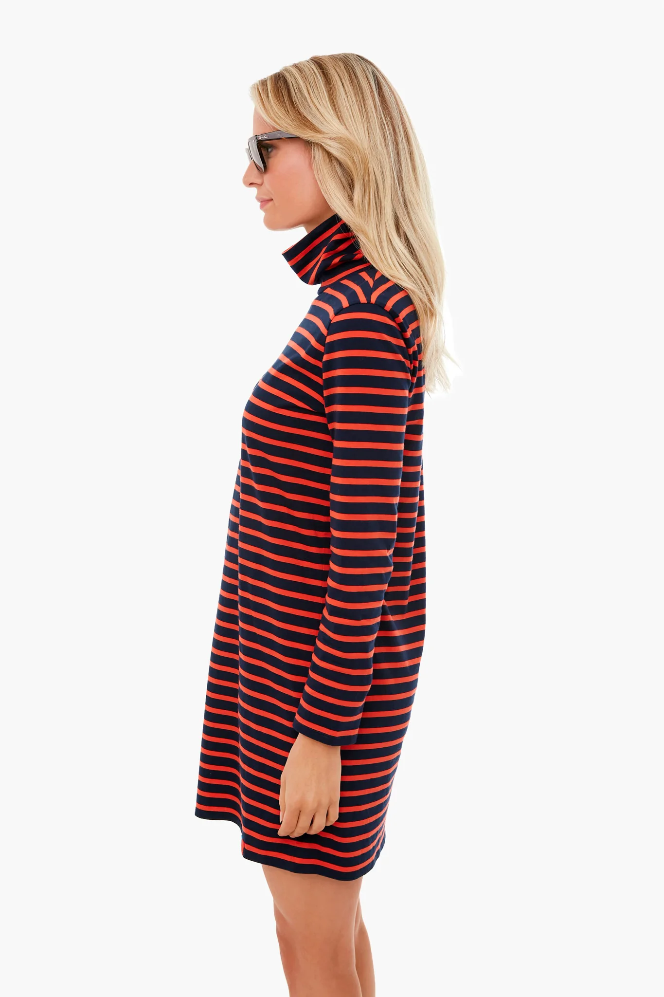 The Poppy Striped Turtleneck Dress - Image 3