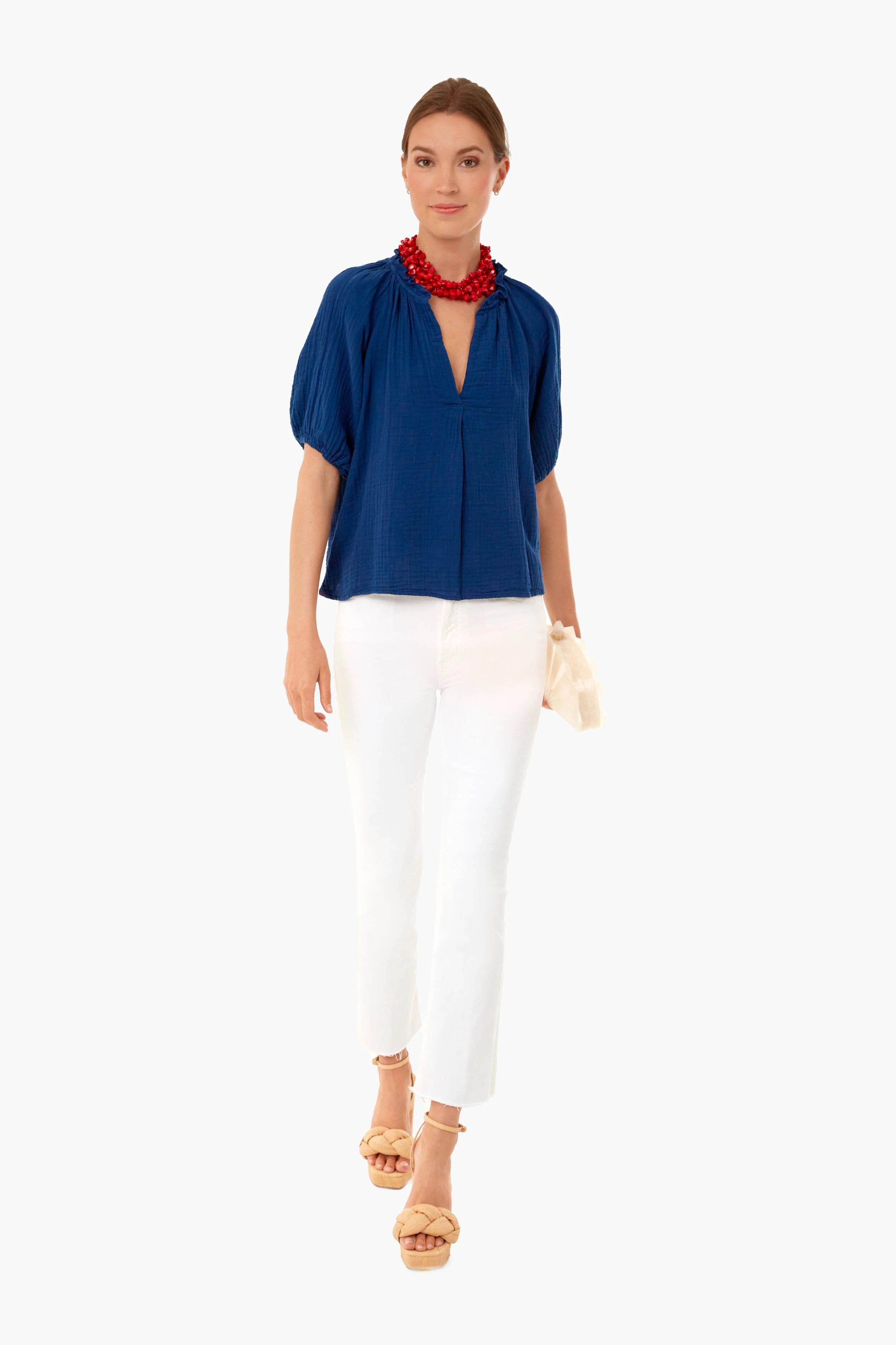 Tiara Blue Jules Top - Image 2