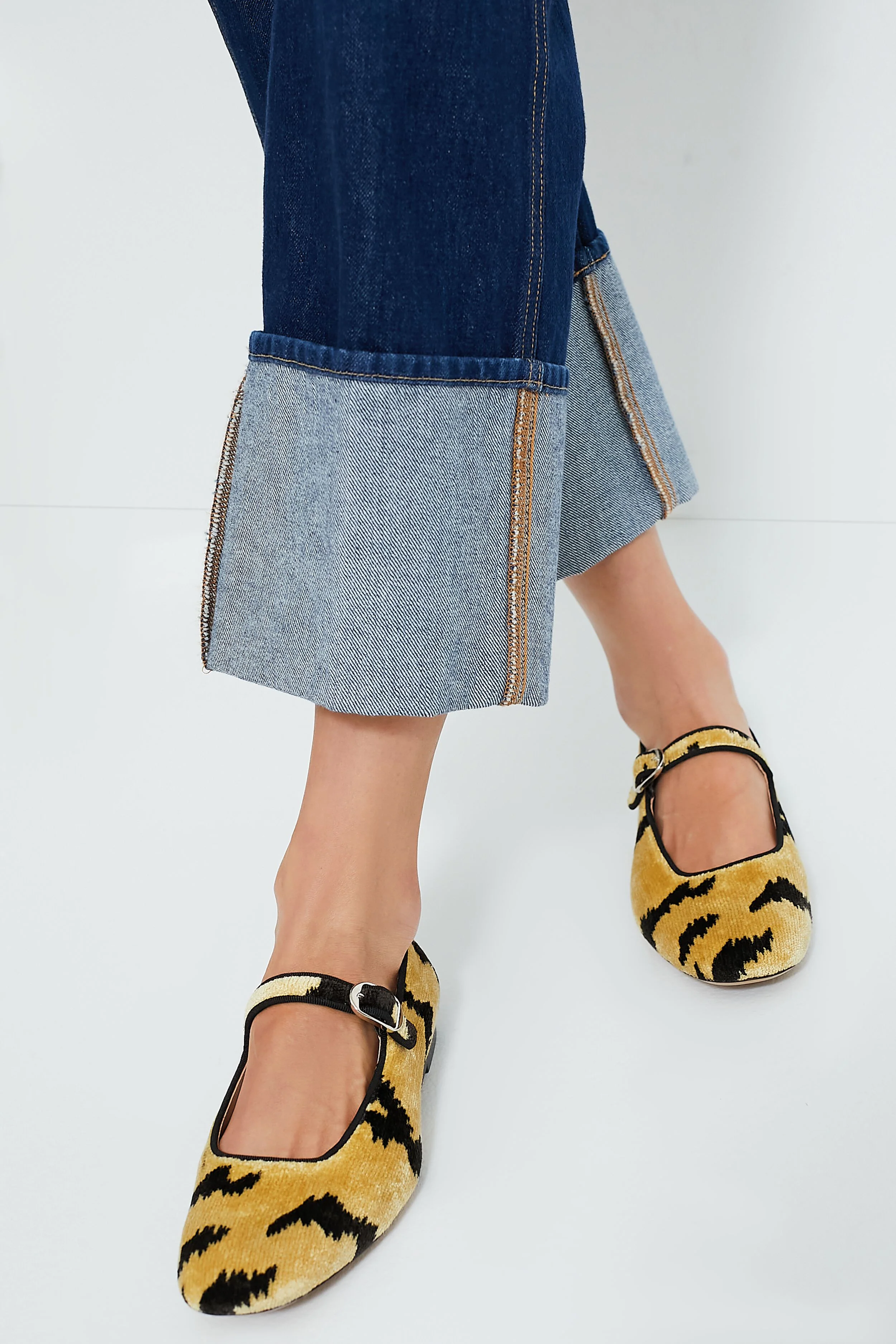 Tiger Classic Velvet Mary Janes - Image 3