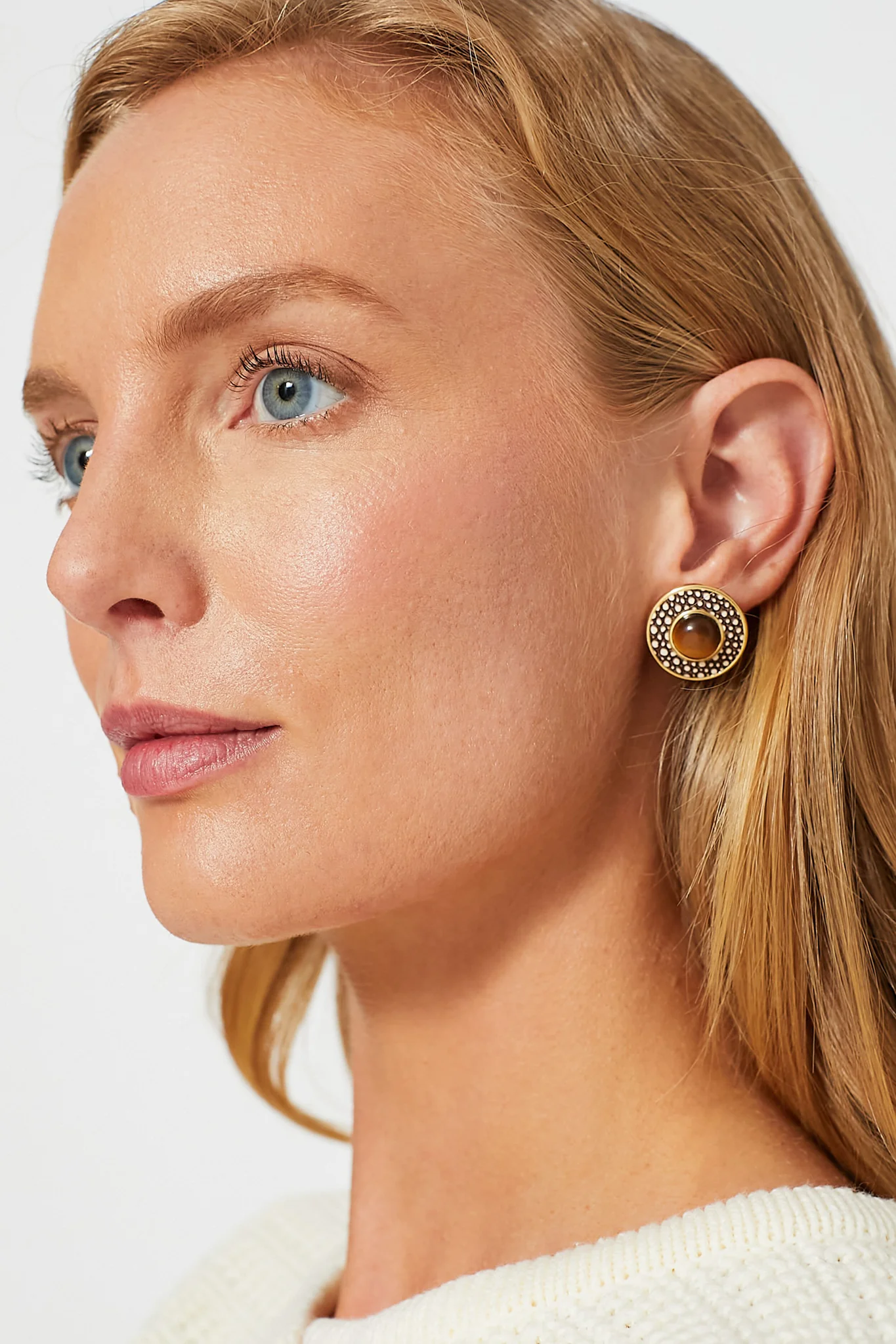 Tiger's Eye Emery Studs - Image 3