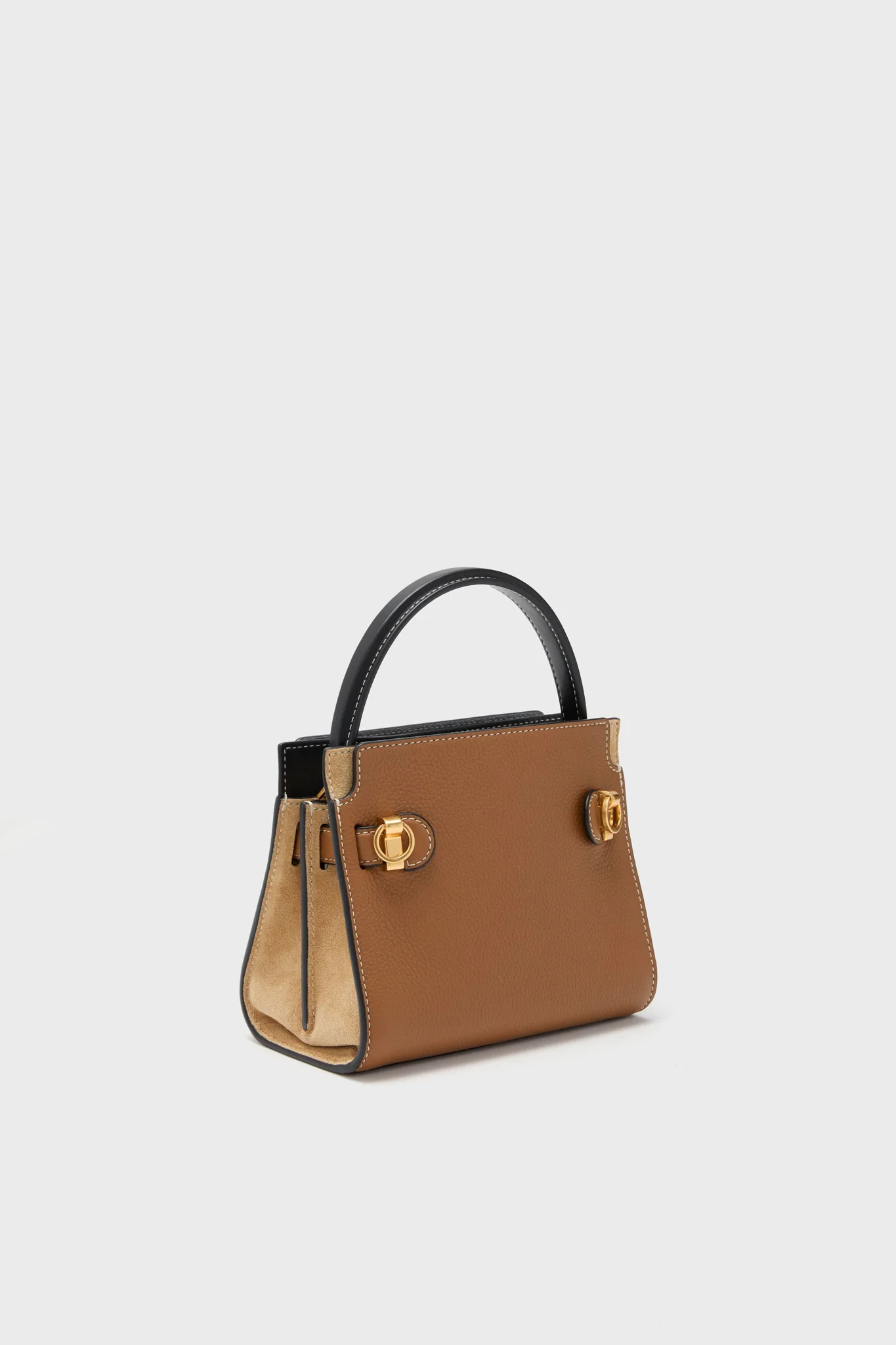 Tiger's Eye Lee Radziwill Pebbled Petite Double Bag - Image 4