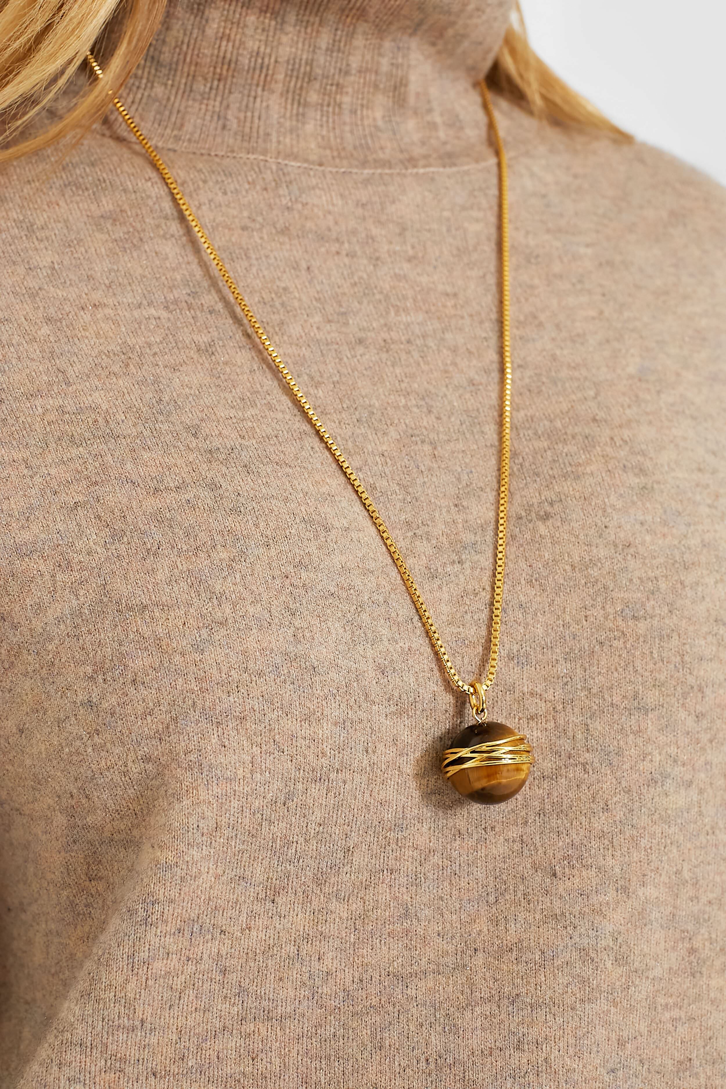 Tiger's Eye Regan Necklace - Image 3