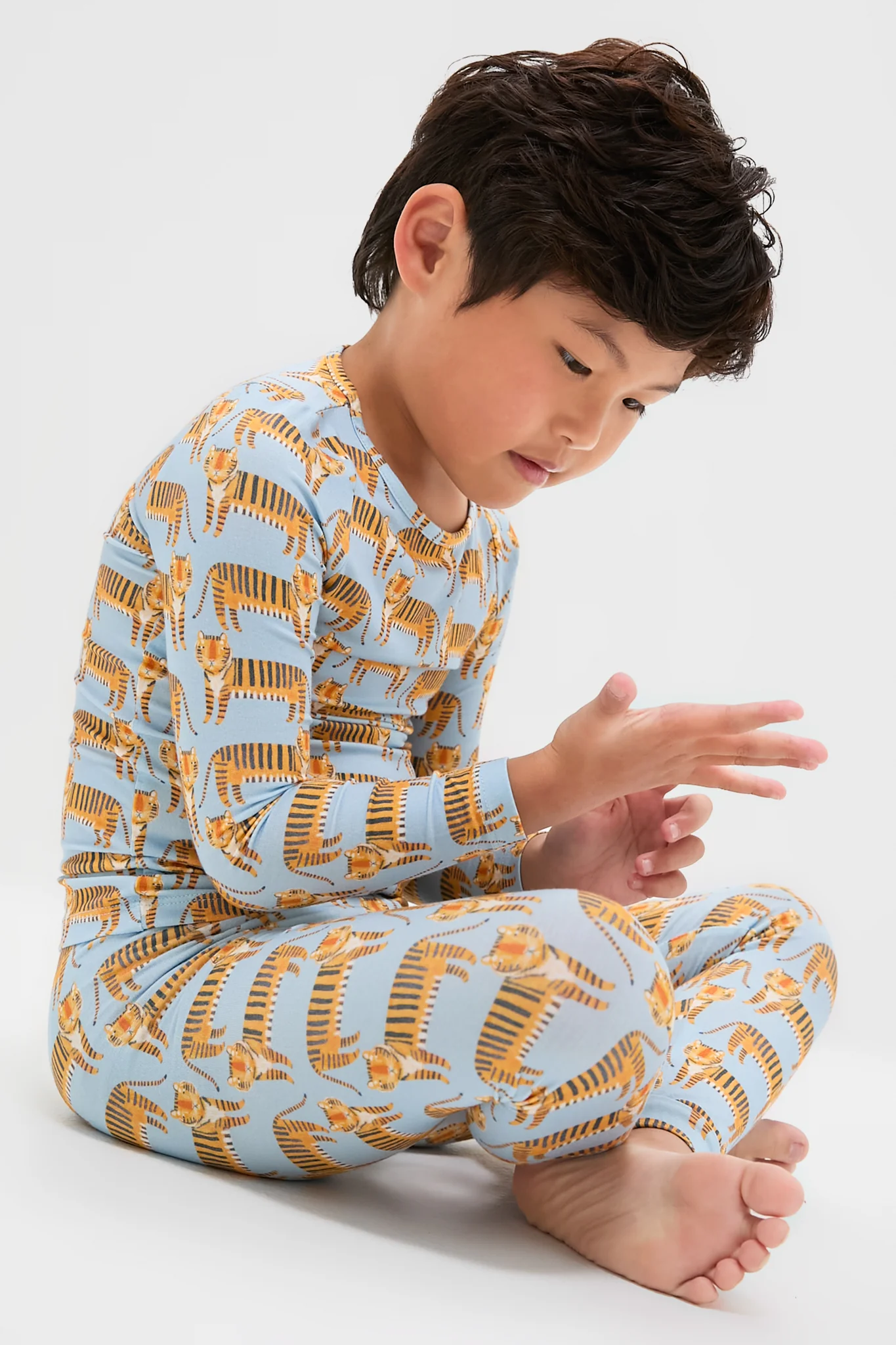 Tigers Kids Bamboo Pj Set - Image 4