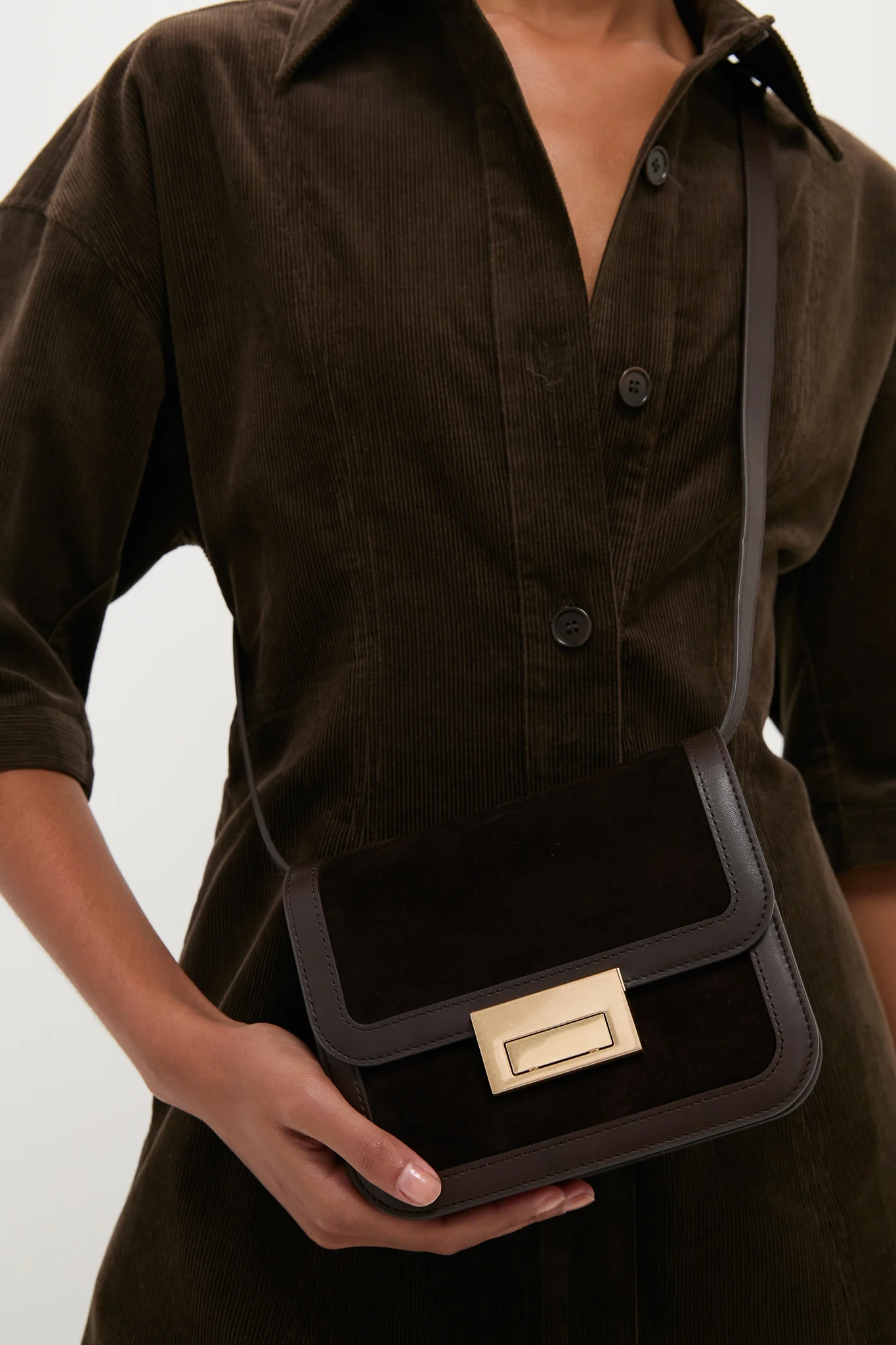 Tmoro Suede Desi Crossbody Bag - Image 2