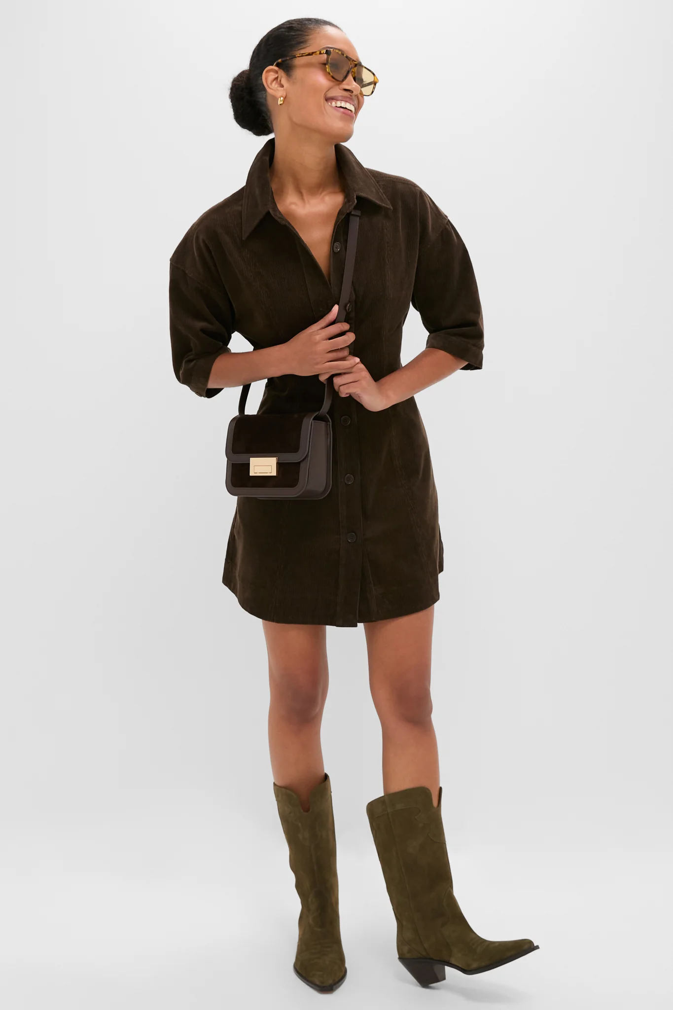 Tmoro Suede Desi Crossbody Bag - Image 3