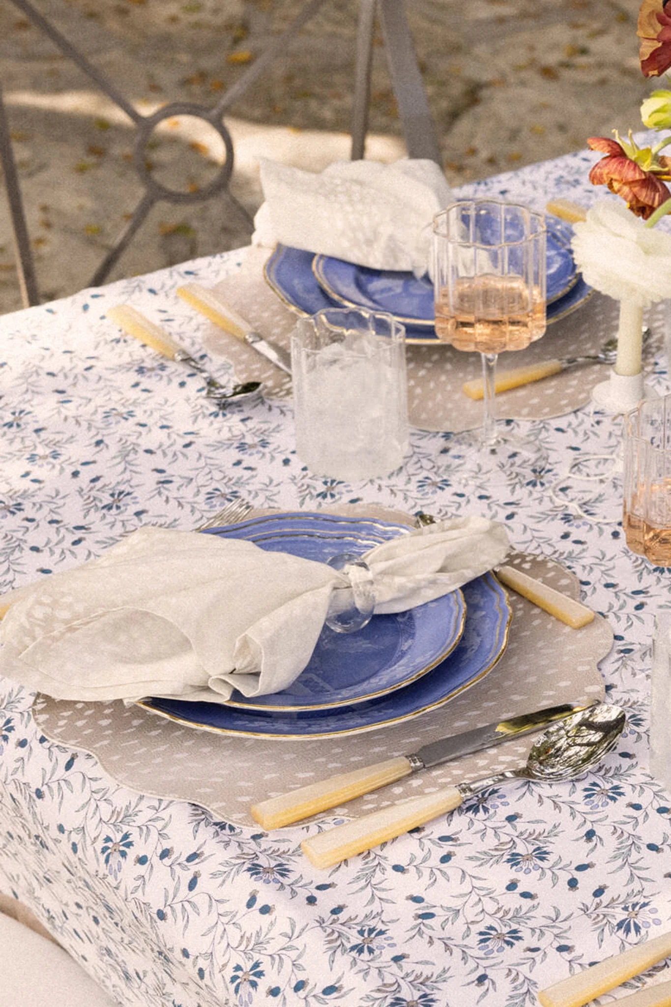 Tofino Botanical and Antelope Wipeable Placemats Set of 4 - Image 5
