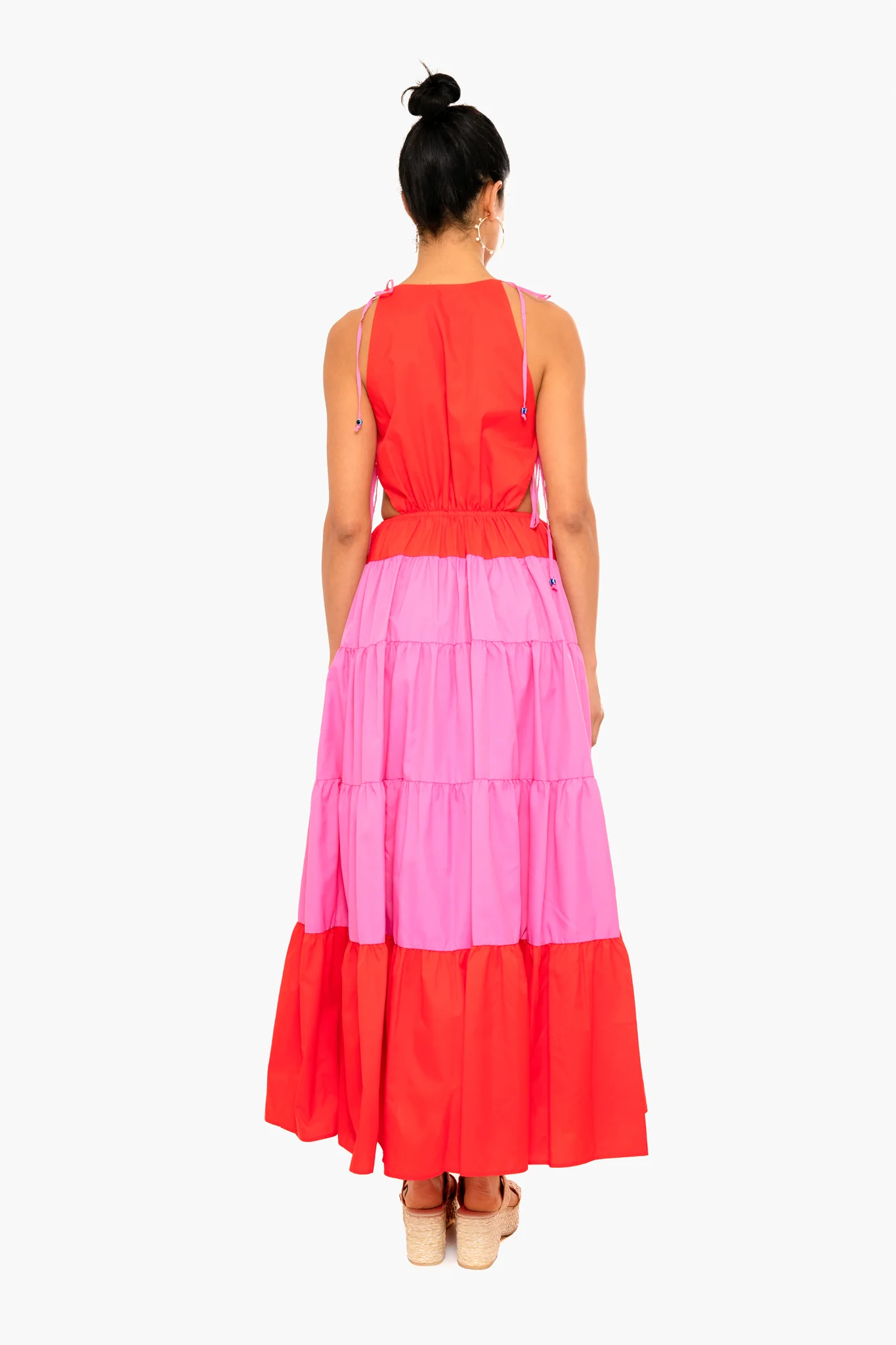 Tomato and Wild Orchid Minerva Dress - Image 4
