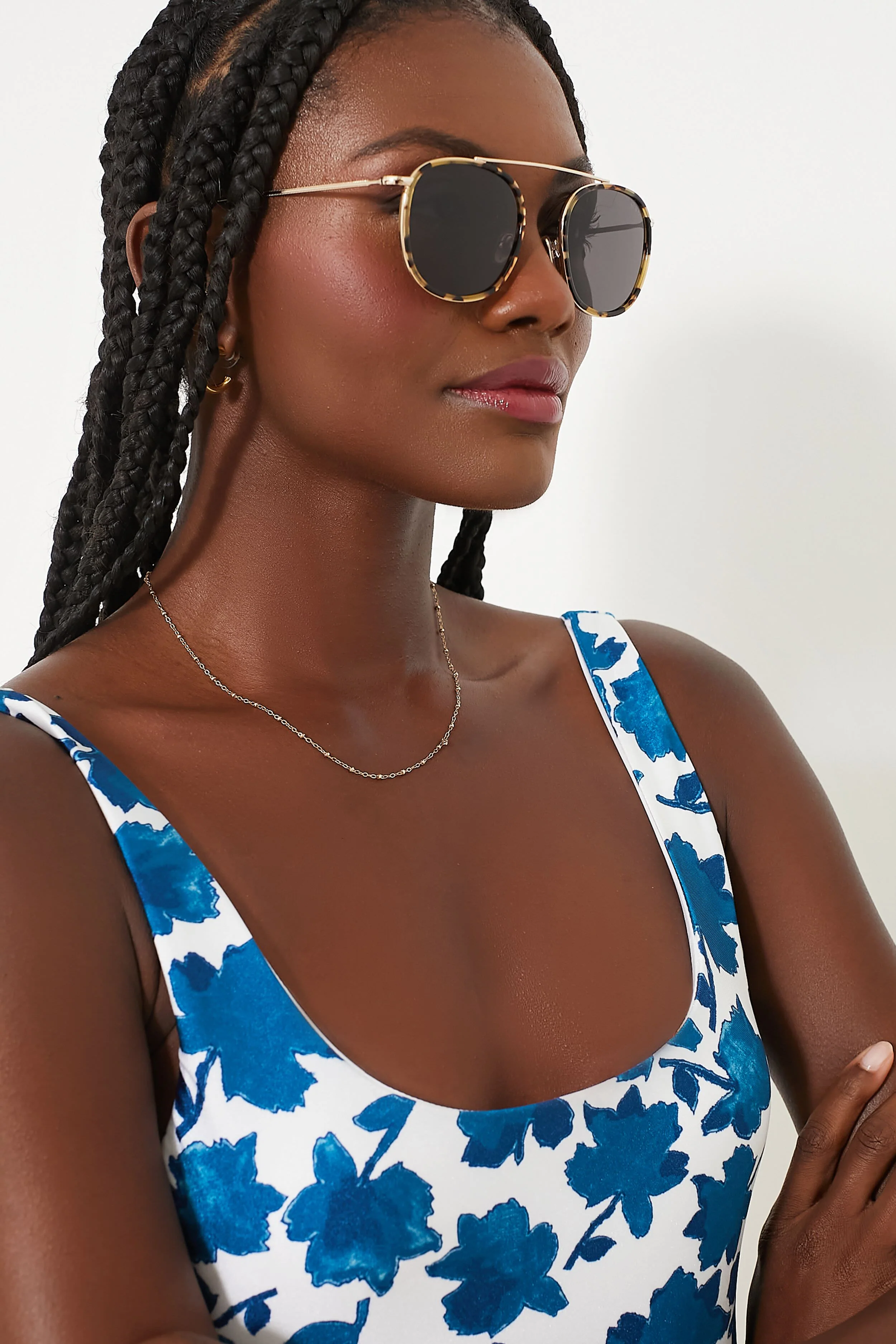 Tortoise Mykonos Ace Sunglasses - Image 2