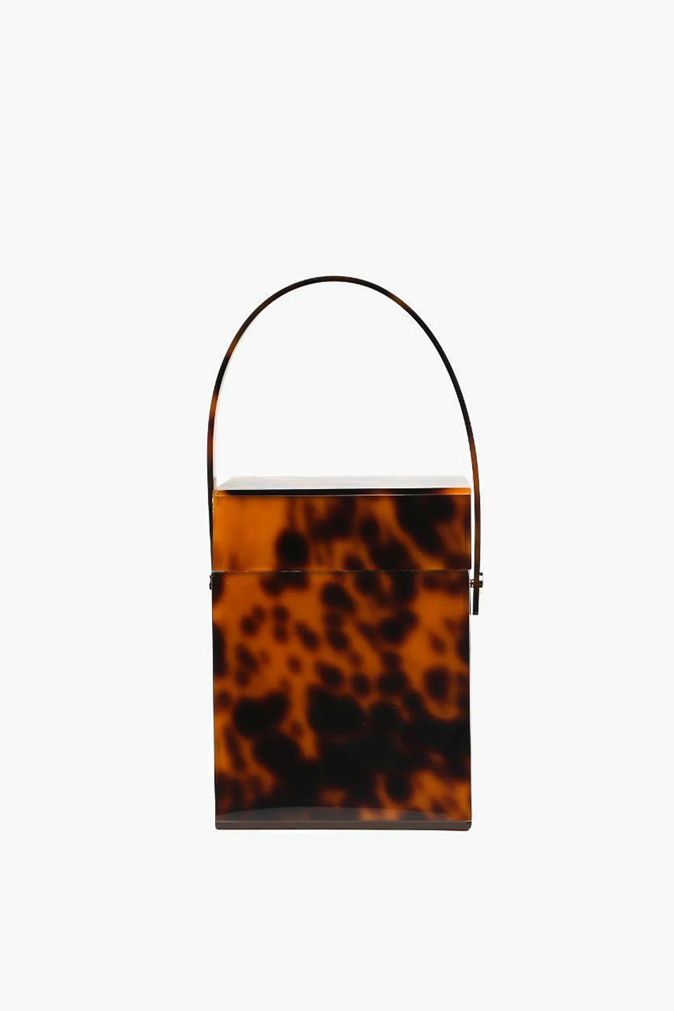 Tortoise Sienna Box Clutch - Image 3