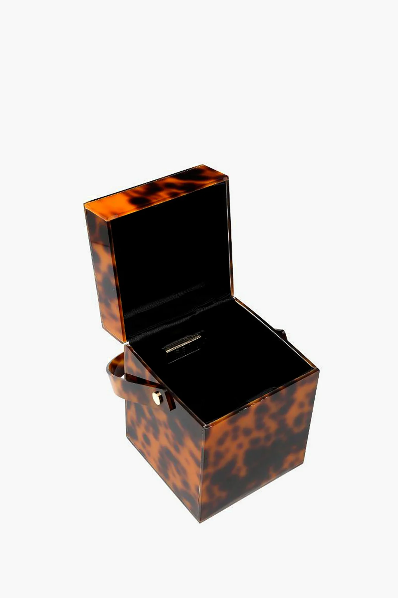 Tortoise Sienna Box Clutch - Image 4