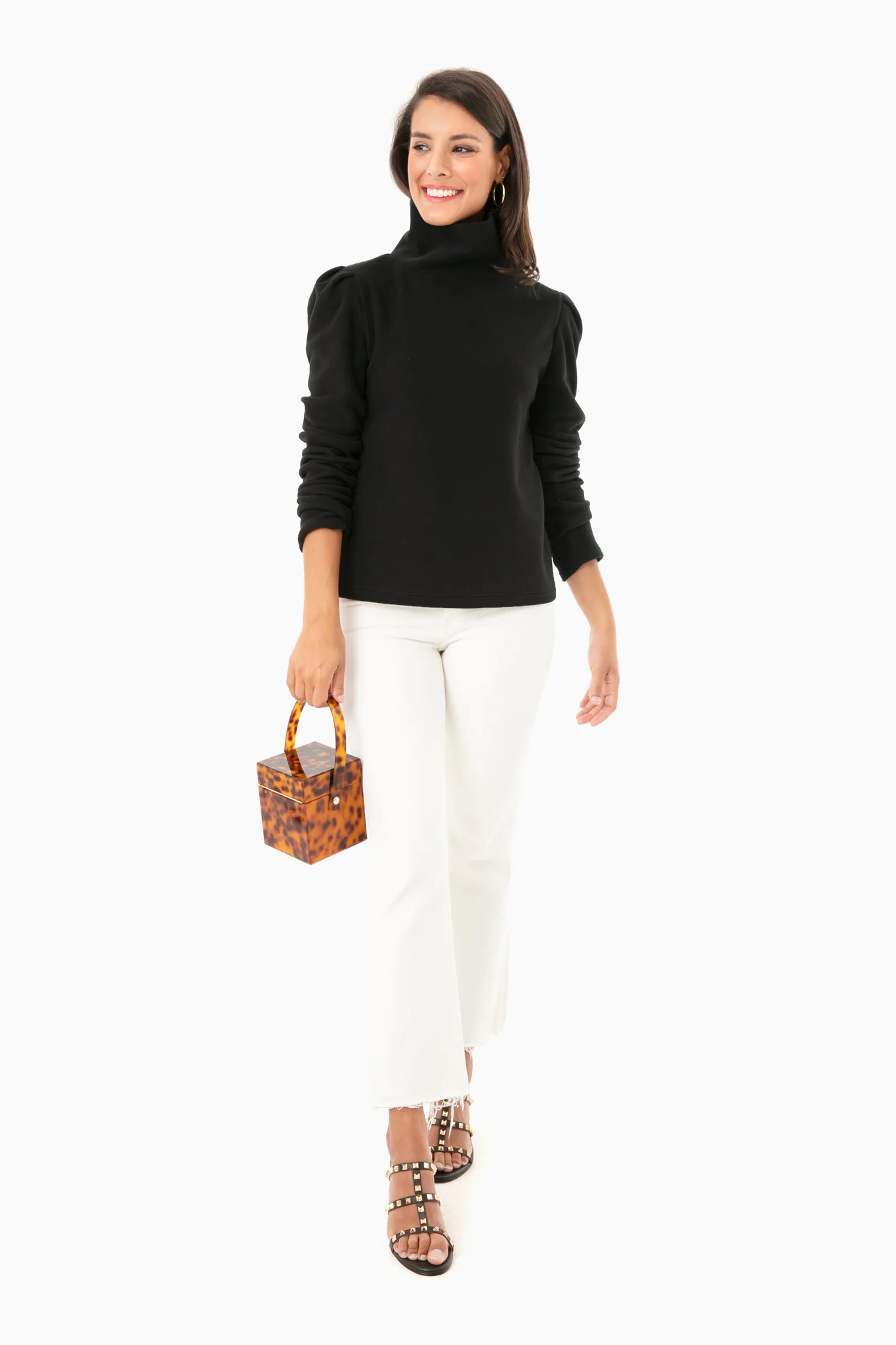 Tortoise Sienna Box Clutch - Image 6