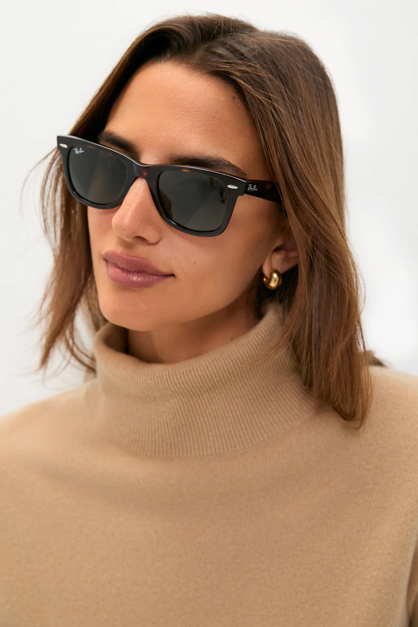 Tortoise Wayfarer Ease Sunglasses - Image 2