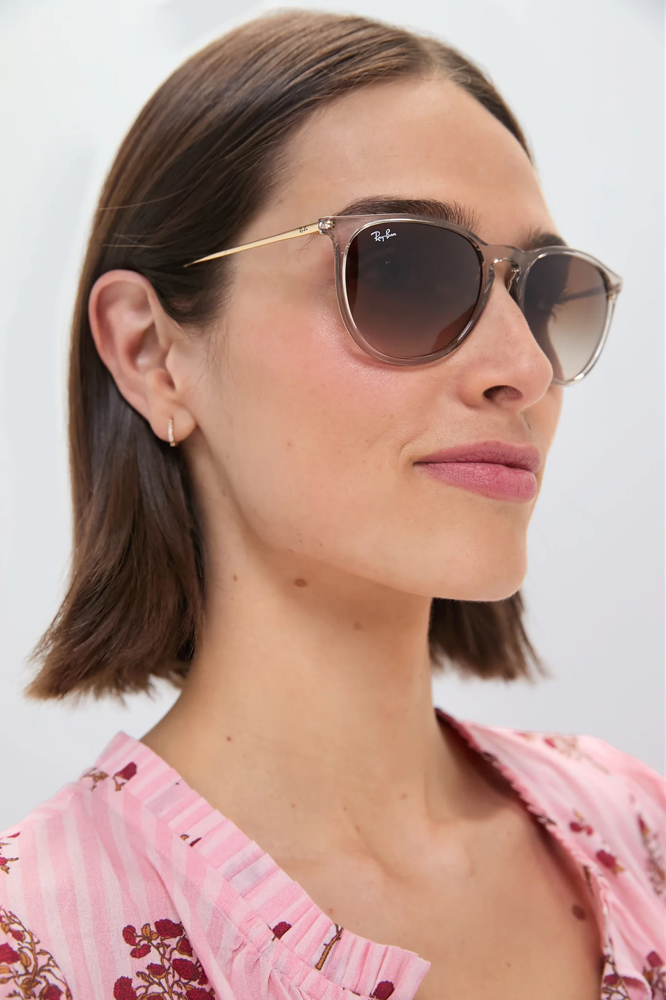 Transparent Brown Erika Sunglasses - Image 2