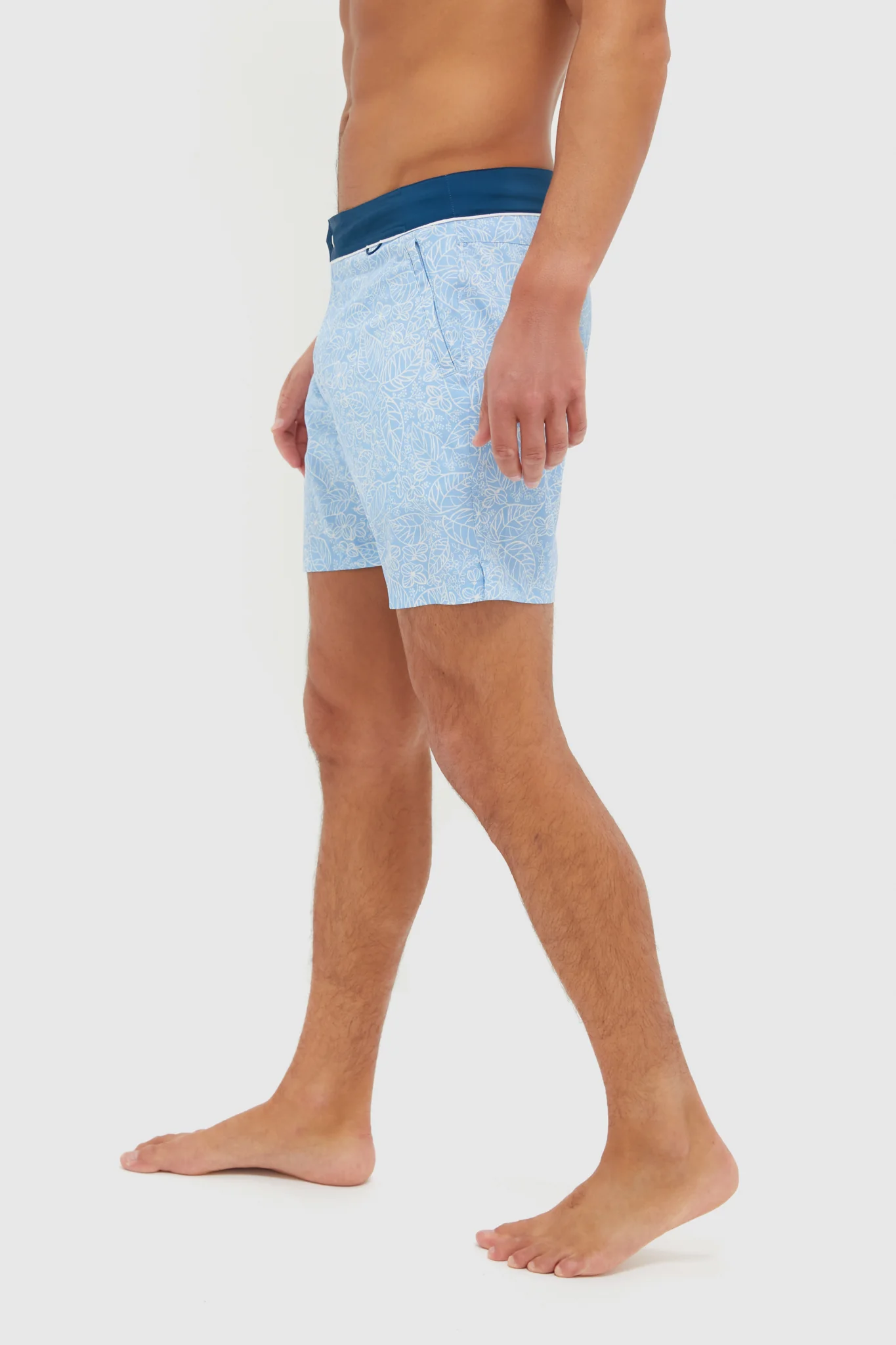 Tropical Blue Bondi Snap Boardies - Image 3