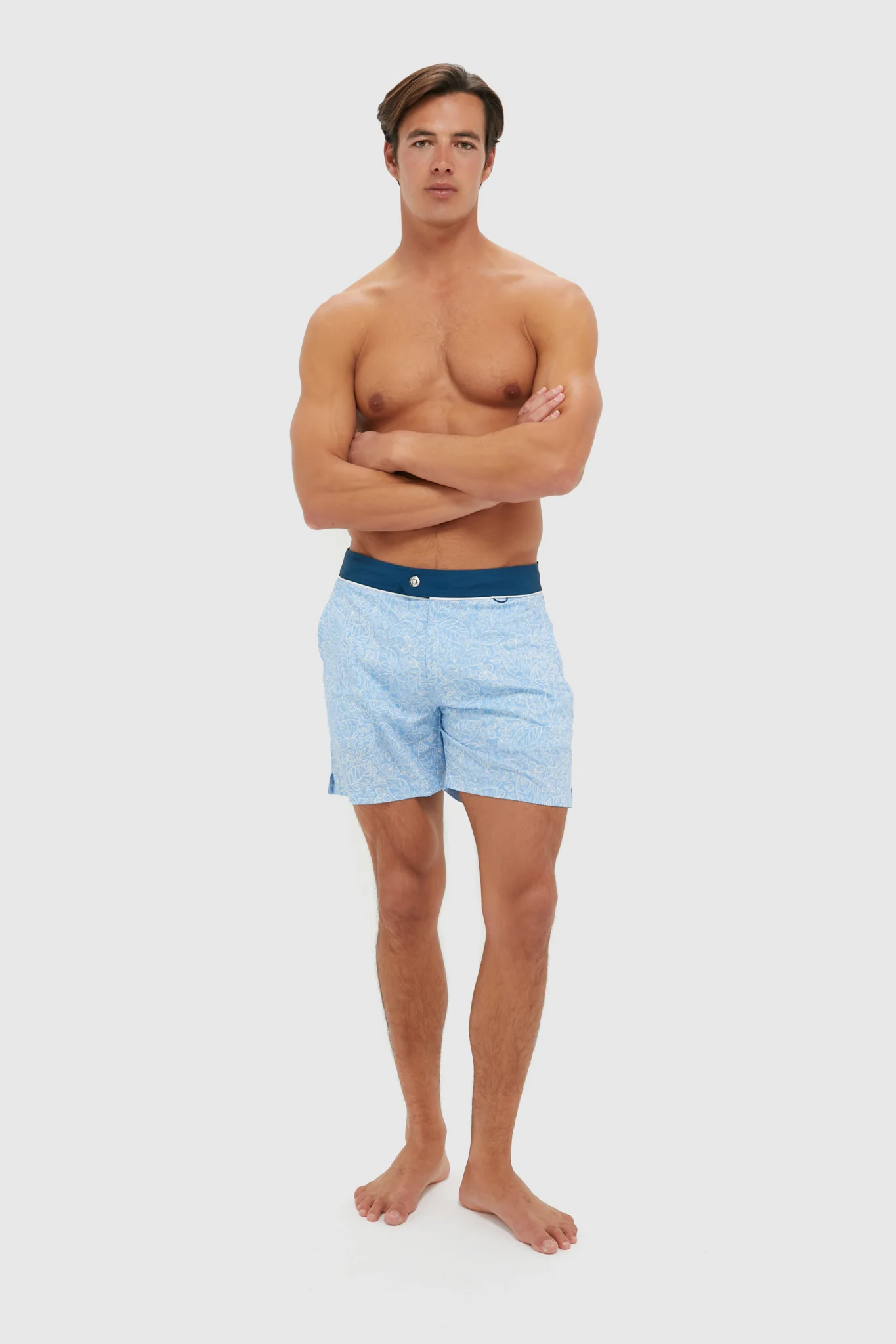 Tropical Blue Bondi Snap Boardies - Image 6