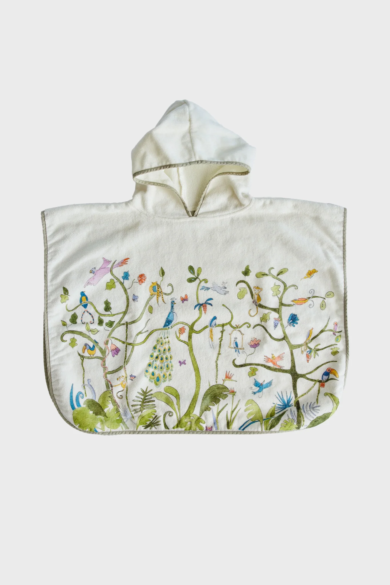 Tropical Chinoiserie Swim Poncho - Image 2