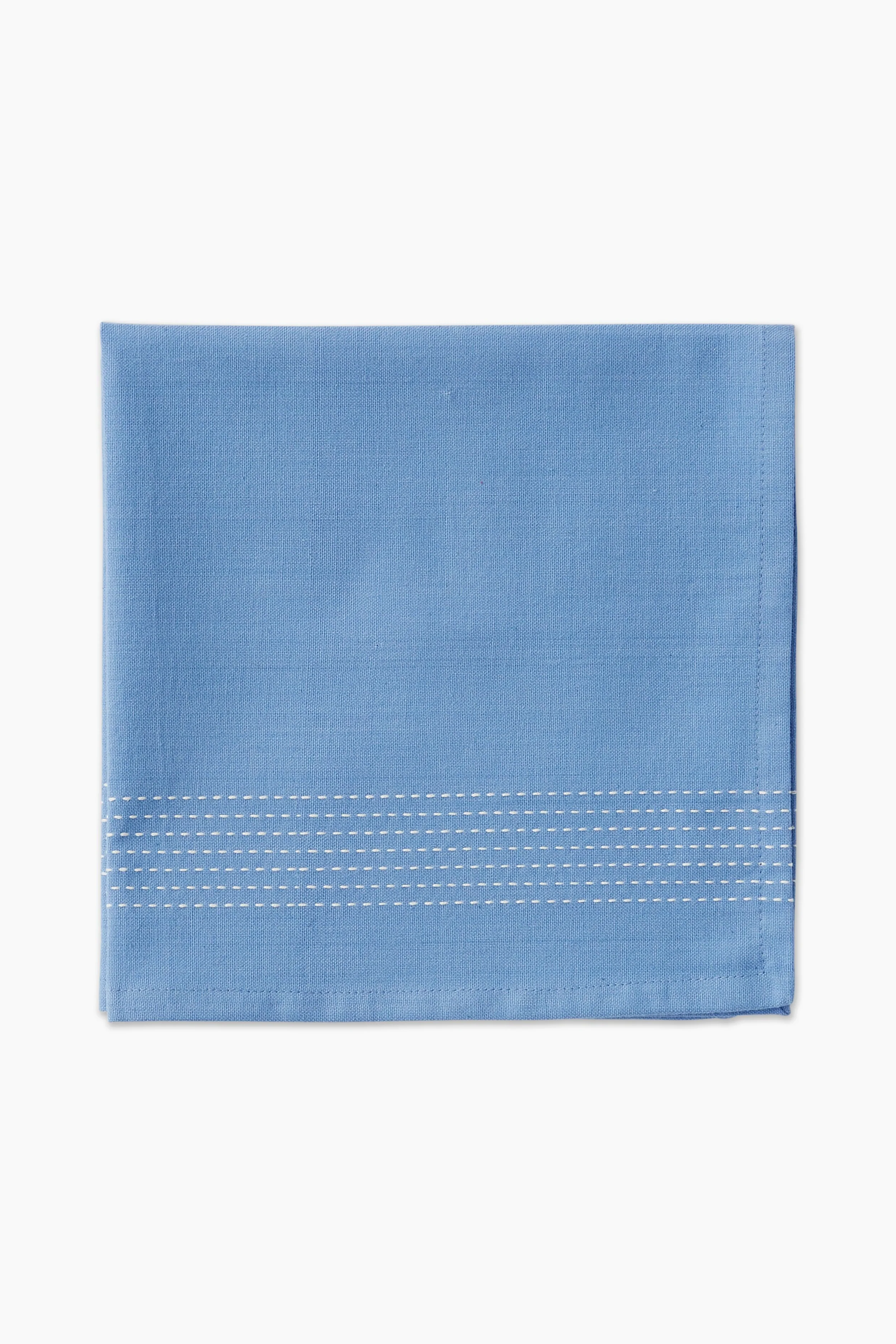 True Blue Dobby Stripe Napkin - Image 2