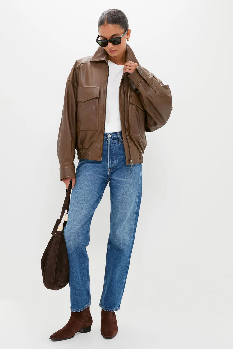 Truffle Eugene Leather Jacket - Image 2