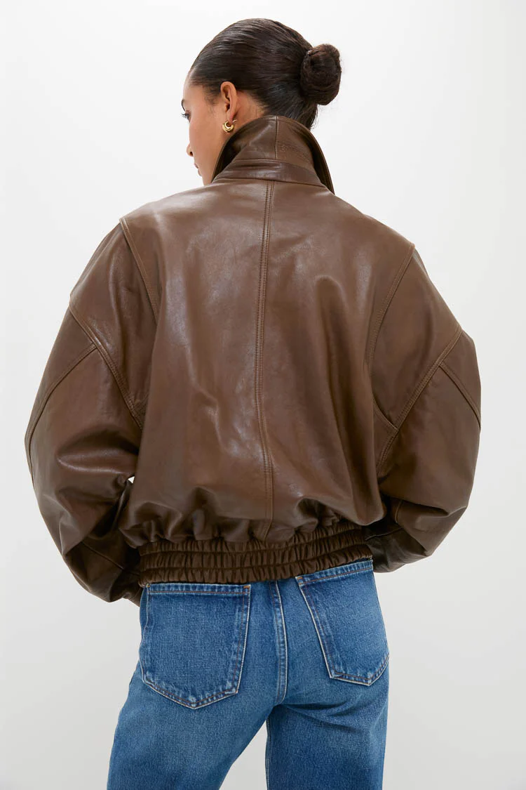 Truffle Eugene Leather Jacket - Image 4