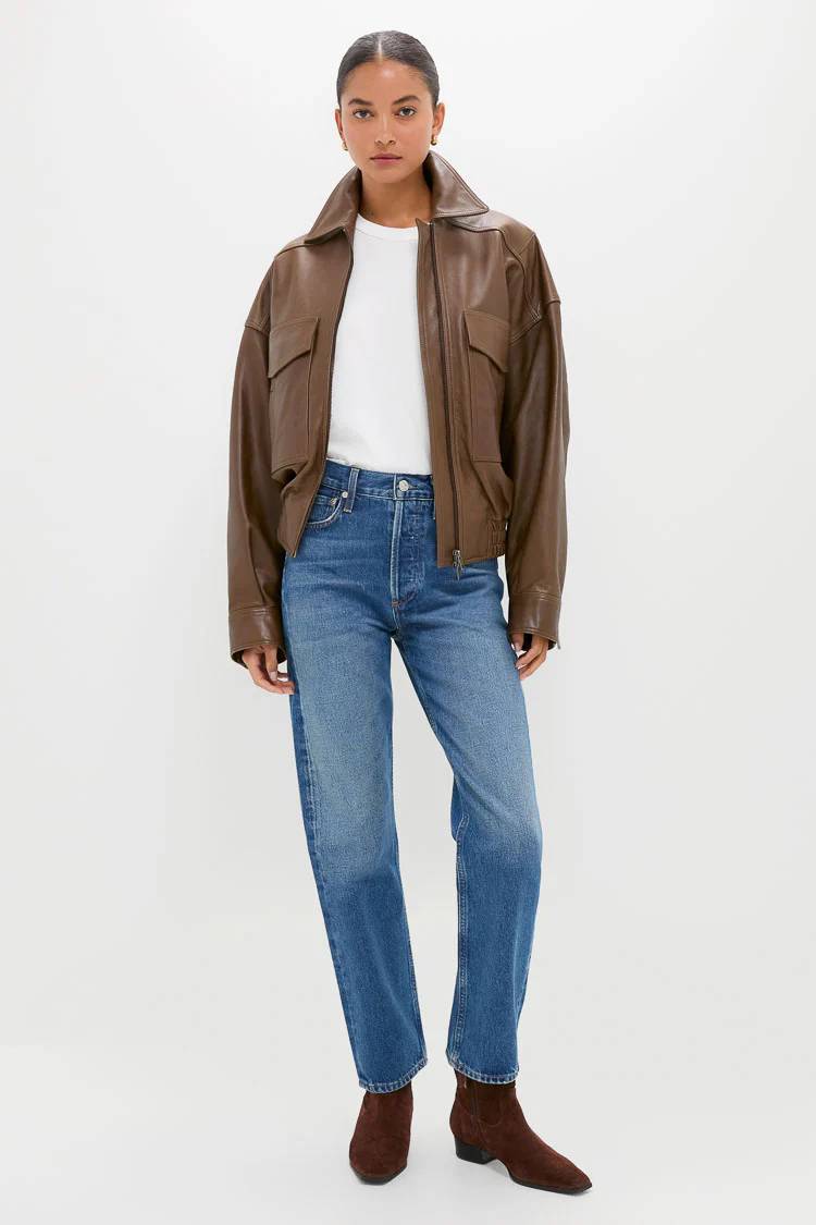 Truffle Eugene Leather Jacket - Image 6