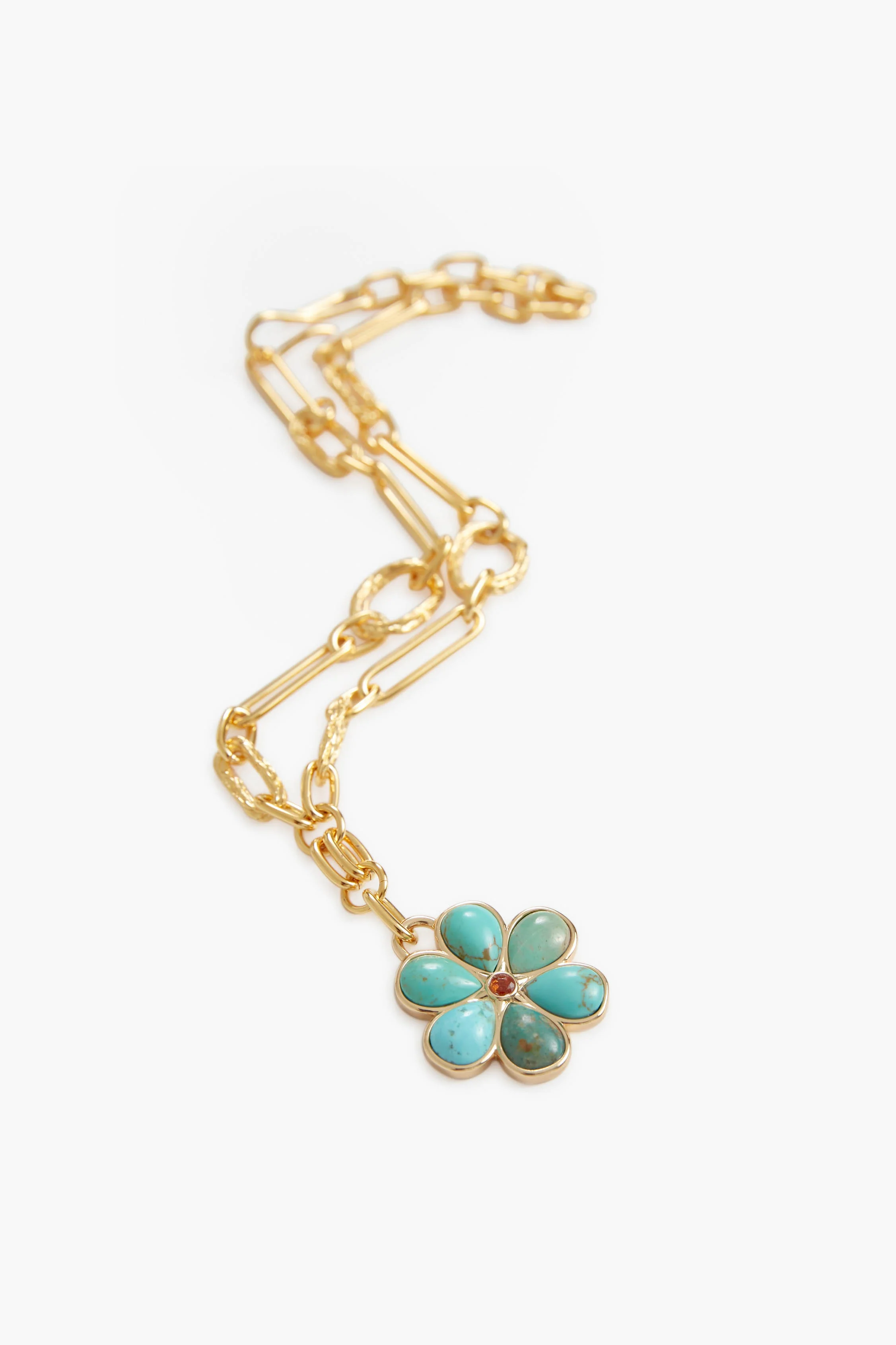 Turquoise Desert Daisy Necklace - Image 4